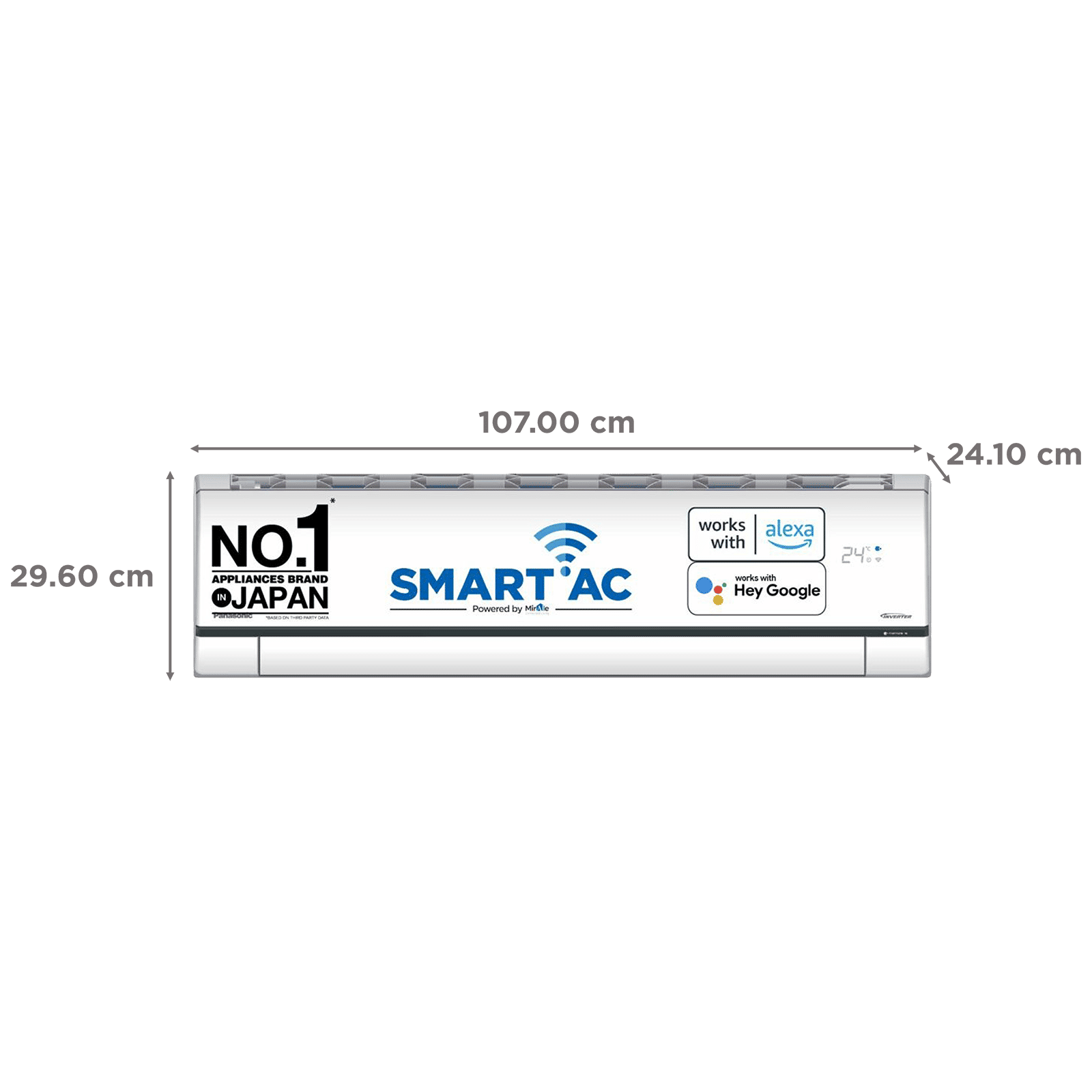 Panasonic AU 7 in 1 Convertible 1.5 Ton 3 Star Inverter Split Smart AC with Voice Assistant (Copper Condenser, CS/CU-AU18AKYFA) Panasonic AU 7 in 1 Convertible 1.5 Ton 3 Star Inverter Split Smart AC with Voice Assistant (Copper Condenser, CS/CU-AU18AKYFA)_4