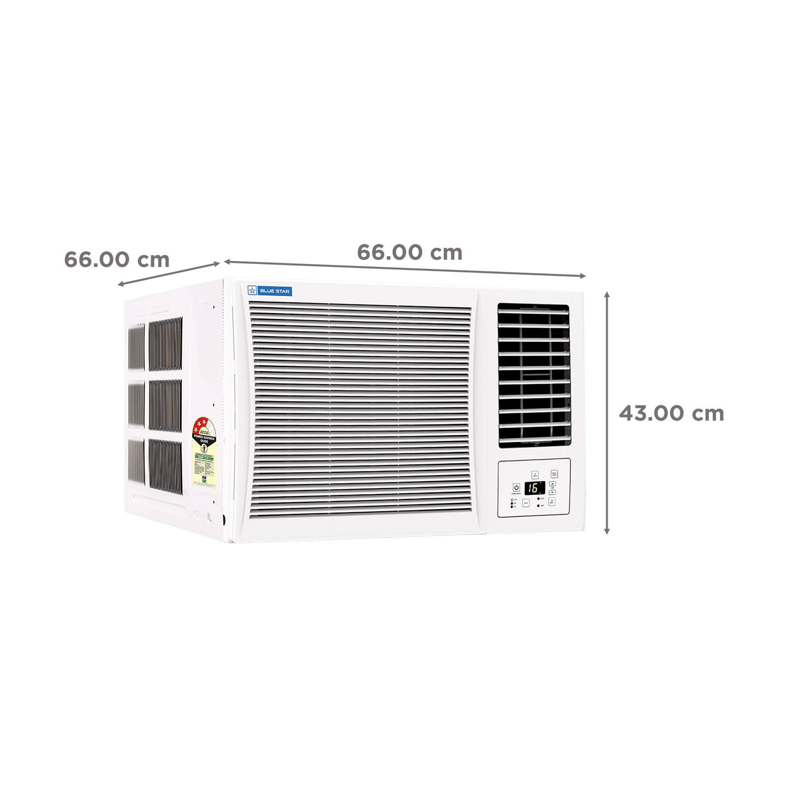 Blue Star P Series 1.5 Ton 3 Star Fixed Speed Window AC (Copper Condenser, WFD318P) Blue Star P Series 1.5 Ton 3 Star Fixed Speed Window AC (Copper Condenser, WFD318P)_4