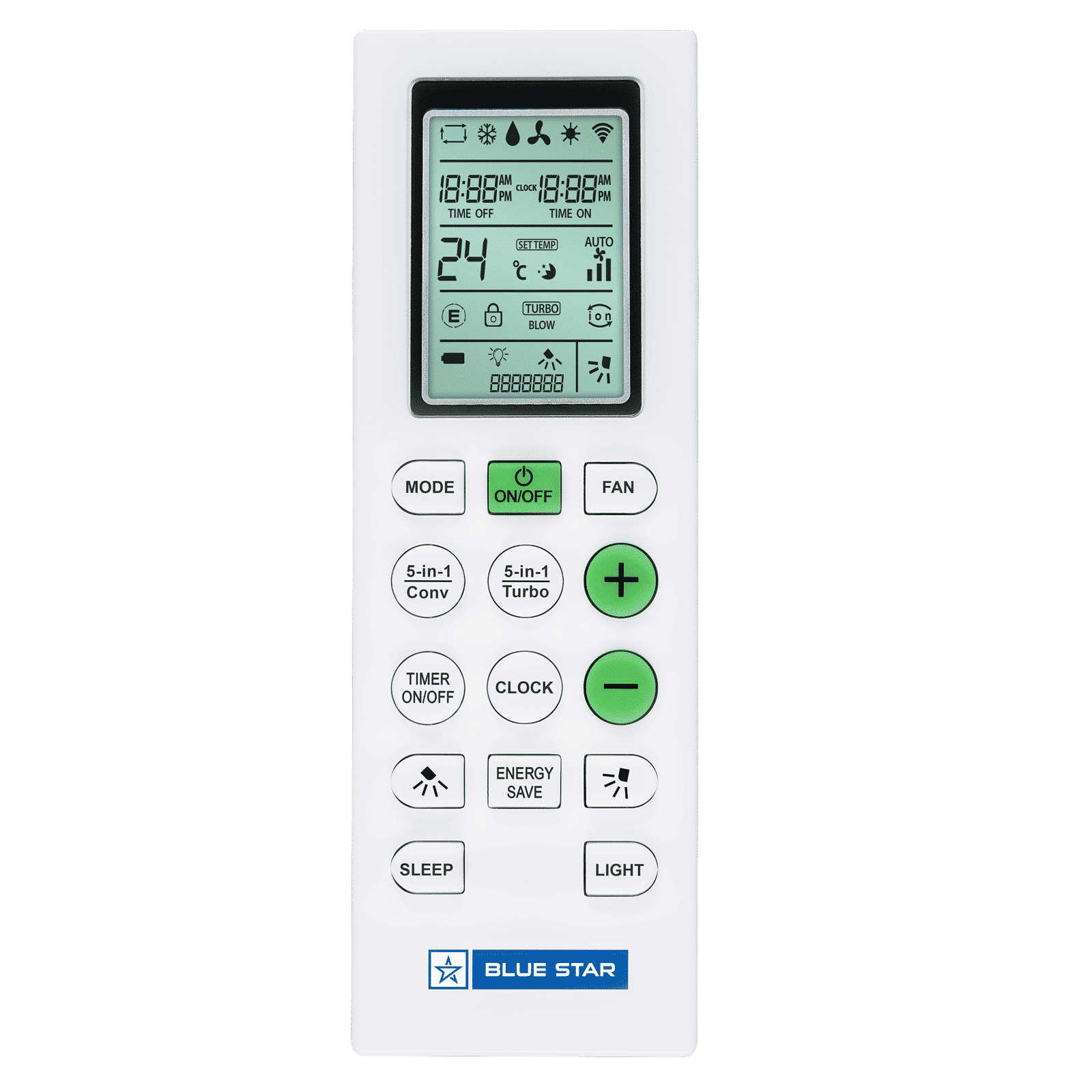 Blue Star D Series 5 in 1 Convertible 2 Ton 3 Star Inverter Split AC with 2-Way Swing (Copper Condenser, IE324DNU) Blue Star D Series 5 in 1 Convertible 2 Ton 3 Star Inverter Split AC with 2-Way Swing (Copper Condenser, IE324DNU)_7