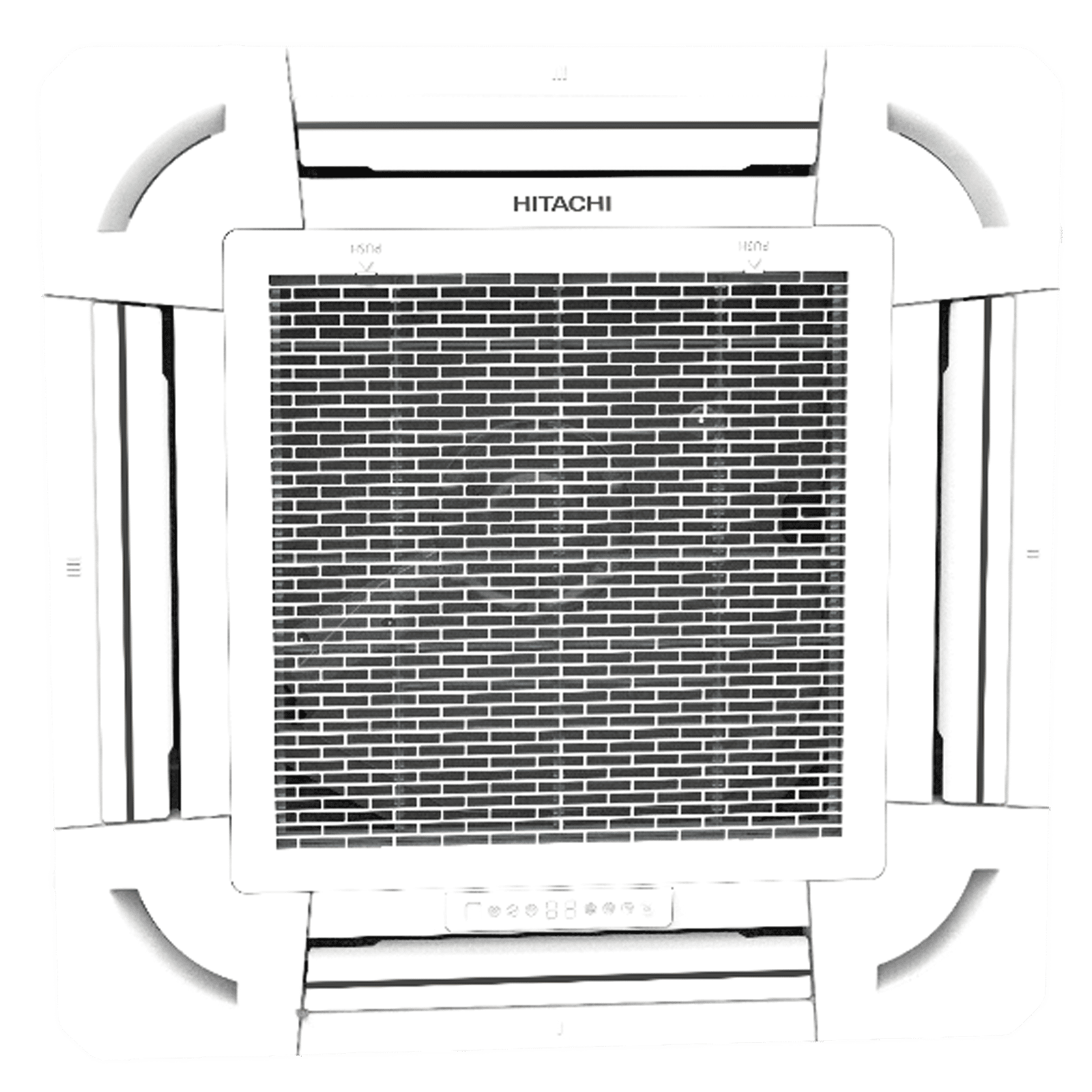 HITACHI 1.79 Ton 2 Star Cassette AC (Copper Condenser, RAG222HGDOQ, White)_1