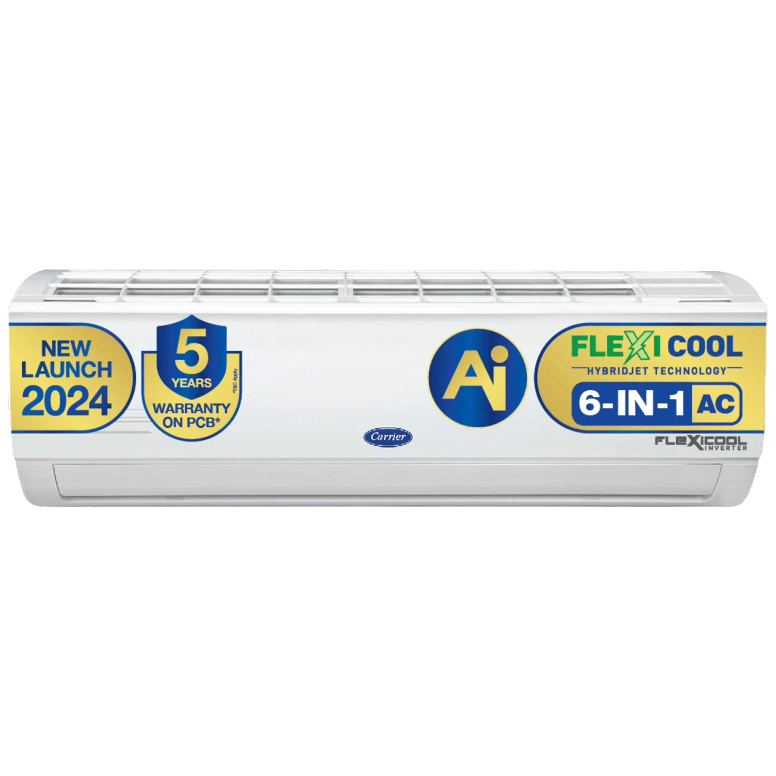 Carrier Ester Neo Exi 6 in 1 Convertible 1 Ton 5 Star Inverter Split AC with Auto Cleanser (Copper Condenser, CAI12ES5R34F1)_1