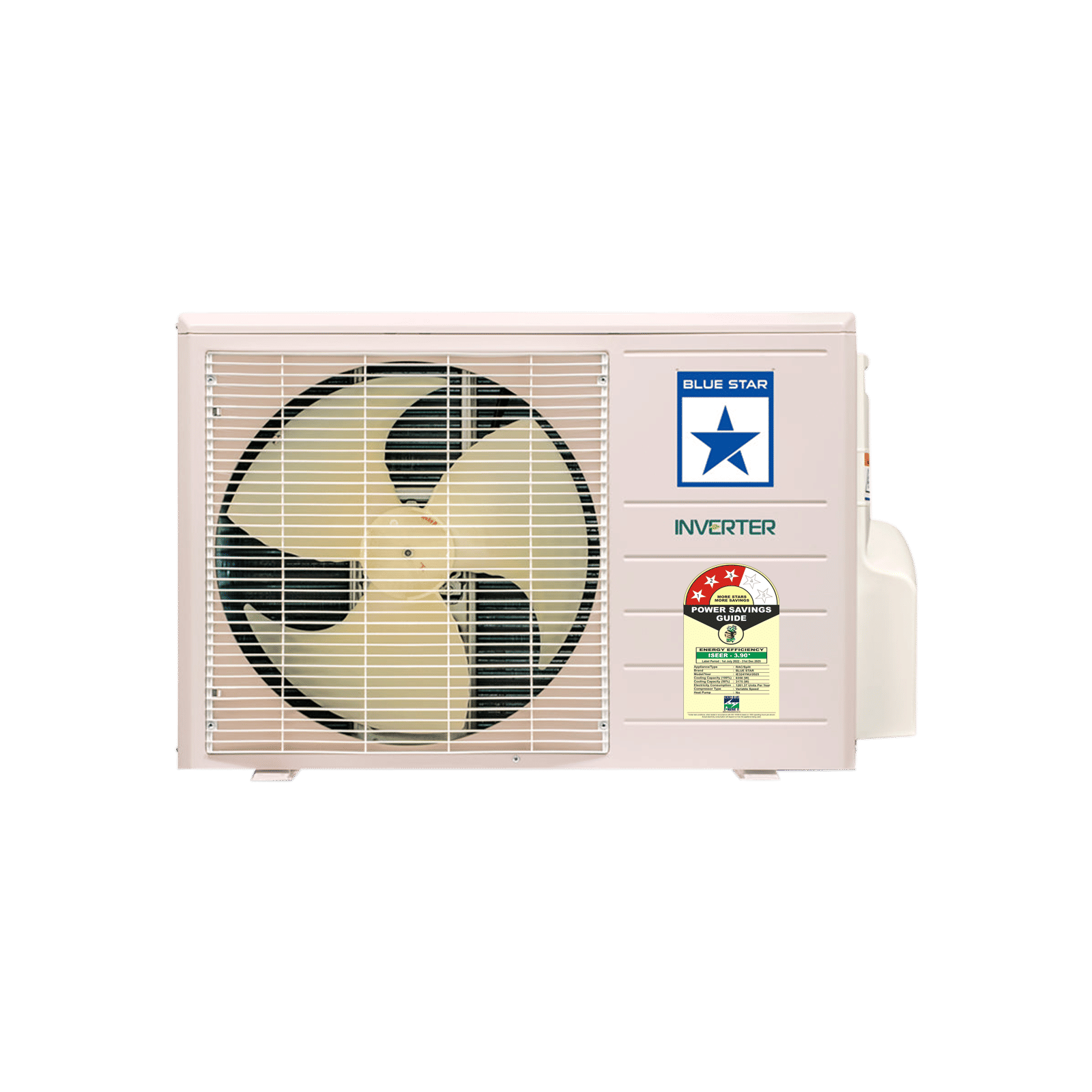 BLUE STAR Y Series 5 in 1 Convertible 2 Ton 3 Star Inverter Split AC with Anti Corrosive Blue Fins (2025 Model, Copper Condenser, IE324YNU)_8