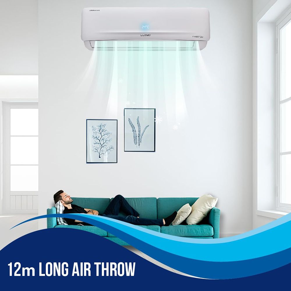 LLOYD Element Series 5 in 1 Convertible 2 Ton 3 Star Inverter Split AC with Stabilizer Free Operation (Copper Condenser, GLS24I3KWSEM)_12