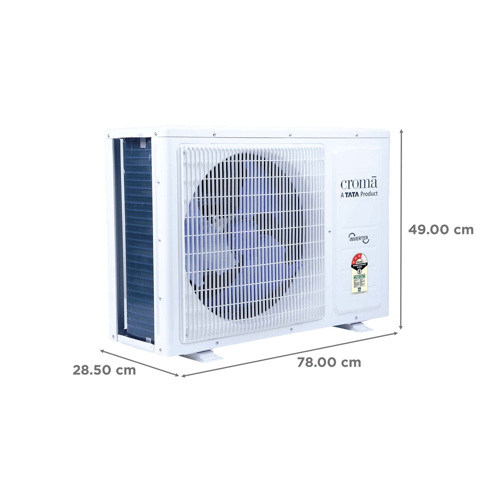 Croma 7 in 1 Convertible 1.5 Ton 3 Star Inverter Split AC with Temperature Sensor (2025 Model, Copper Condenser, CRLA018IND283265)_5