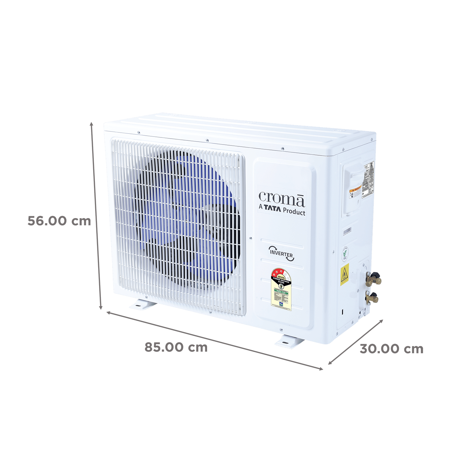 Croma 7 in 1 Convertible 1.5 Ton 3 Star Inverter Split AC with Temperature Sensor (2025 Model, Copper Condenser, CRLA018IND283267)_4
