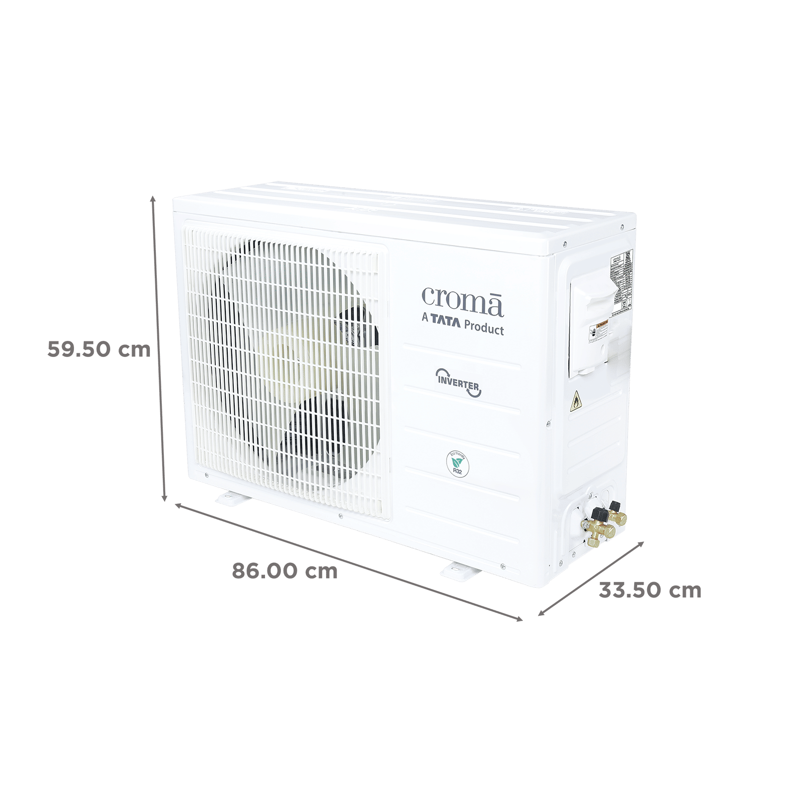 Croma 7 in 1 Convertible 2 Ton 3 Star Inverter Split AC with Temperature Sensor (2025 Model, Copper Condenser, CRLA024IND283270) Croma 7 in 1 Convertible 2 Ton 3 Star Inverter Split AC with Temperature Sensor (2025 Model, Copper Condenser, CRLA024IND283270)_4