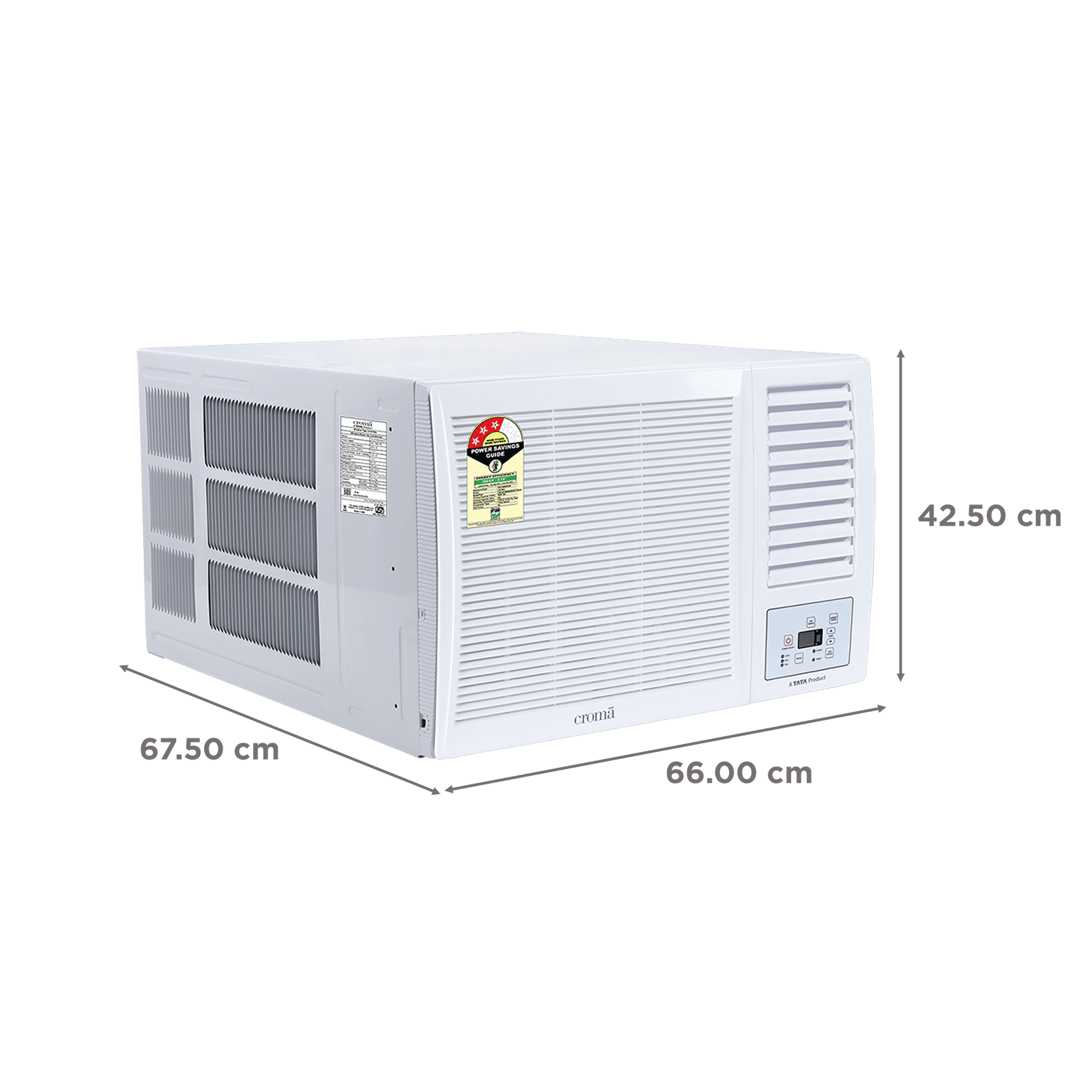 Croma 1.5 Ton 3 Star Window AC (2025 Model, Copper Condenser, Dust Filter) Croma 1.5 Ton 3 Star Window AC (2025 Model, Copper Condenser, Dust Filter)_3