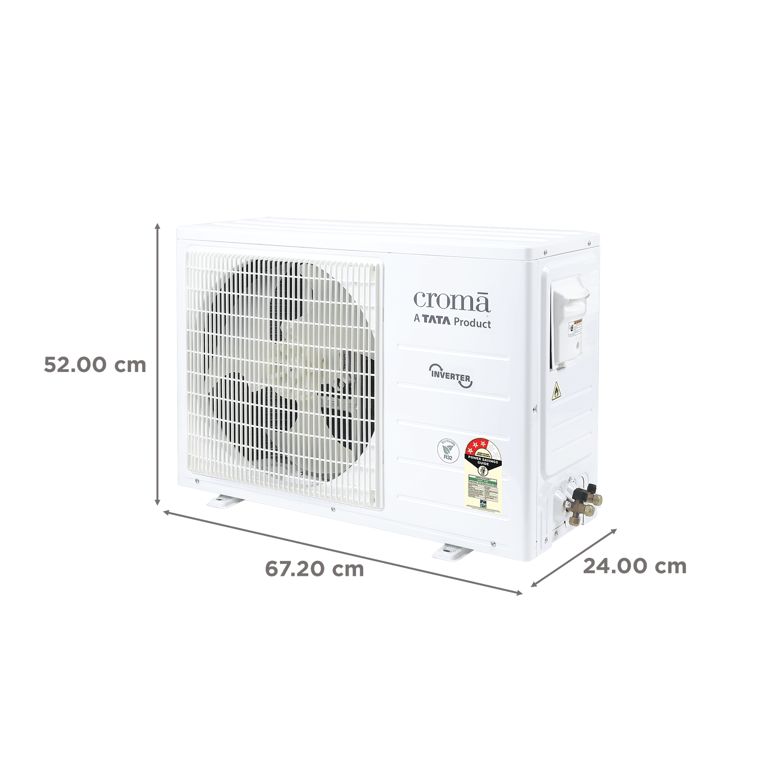 Croma 7 in 1 Convertible 1 Ton 3 Star Inverter Split Smart AC with Voice Assistant (2025 Model, Copper Condenser, CRLAS12IND170272) Croma 7 in 1 Convertible 1 Ton 3 Star Inverter Split Smart AC with Voice Assistant (2025 Model, Copper Condenser, CRLAS12IND170272)_4