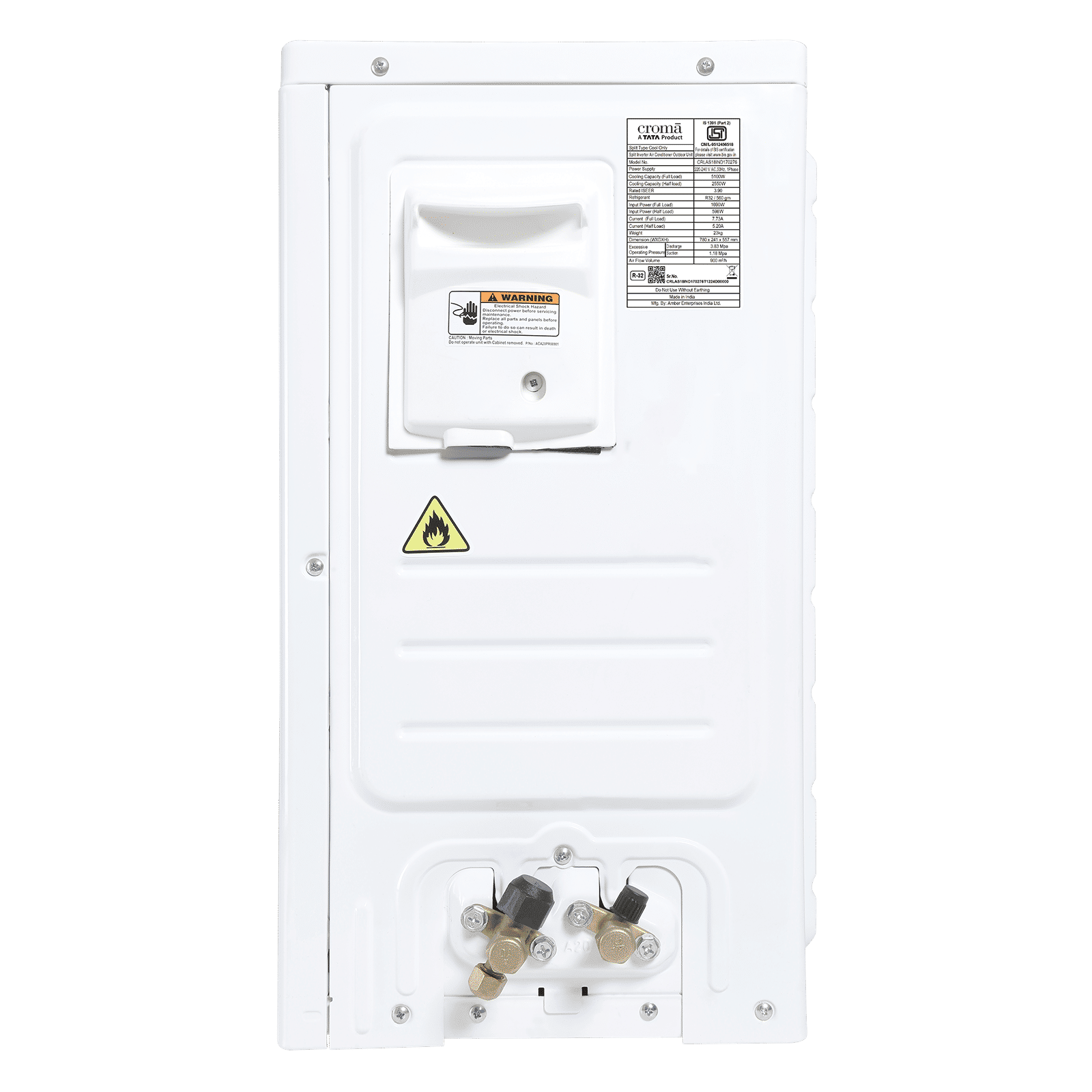 Croma 7 in 1 Convertible 1.5 Ton 3 Star Inverter Split Smart AC with Voice Assistant (Copper Condenser, CRLAS18IND170276) Croma 7 in 1 Convertible 1.5 Ton 3 Star Inverter Split Smart AC with Voice Assistant (Copper Condenser, CRLAS18IND170276)_20