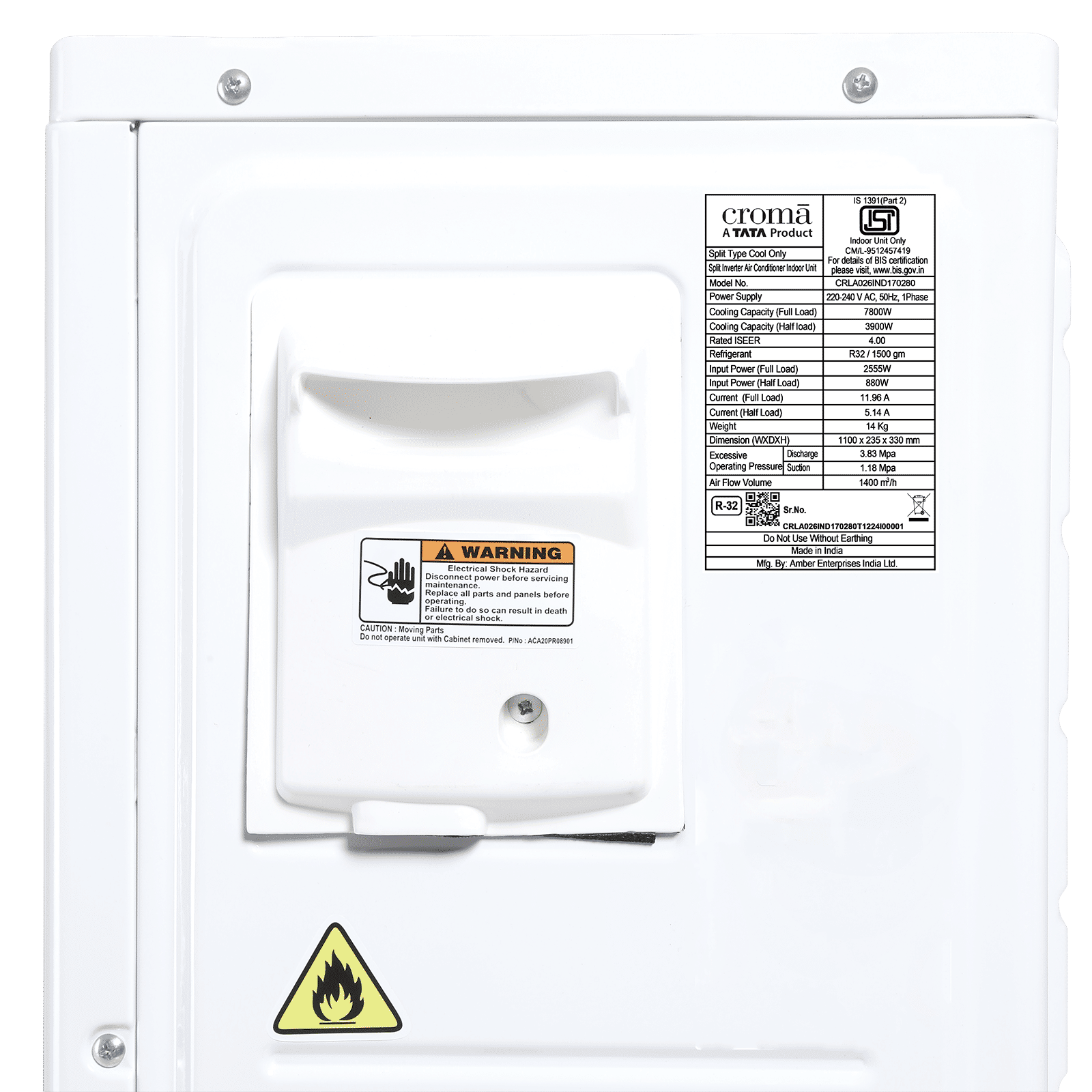 Croma 7 in 1 Convertible 2.5 Ton 3 Star Inverter Split AC with PM 2.5 Filter (2025 Model, Copper Condenser, CRLA026IND170280)_16