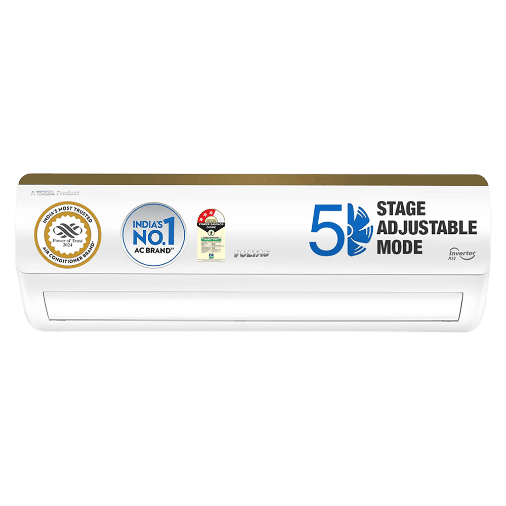 VOLTAS 183V Vertis Smart Elite Gold 1.5 Ton 3 Star Inverter Split Smart AC with IoT Enabled (Copper Condenser, 4503705 )_1