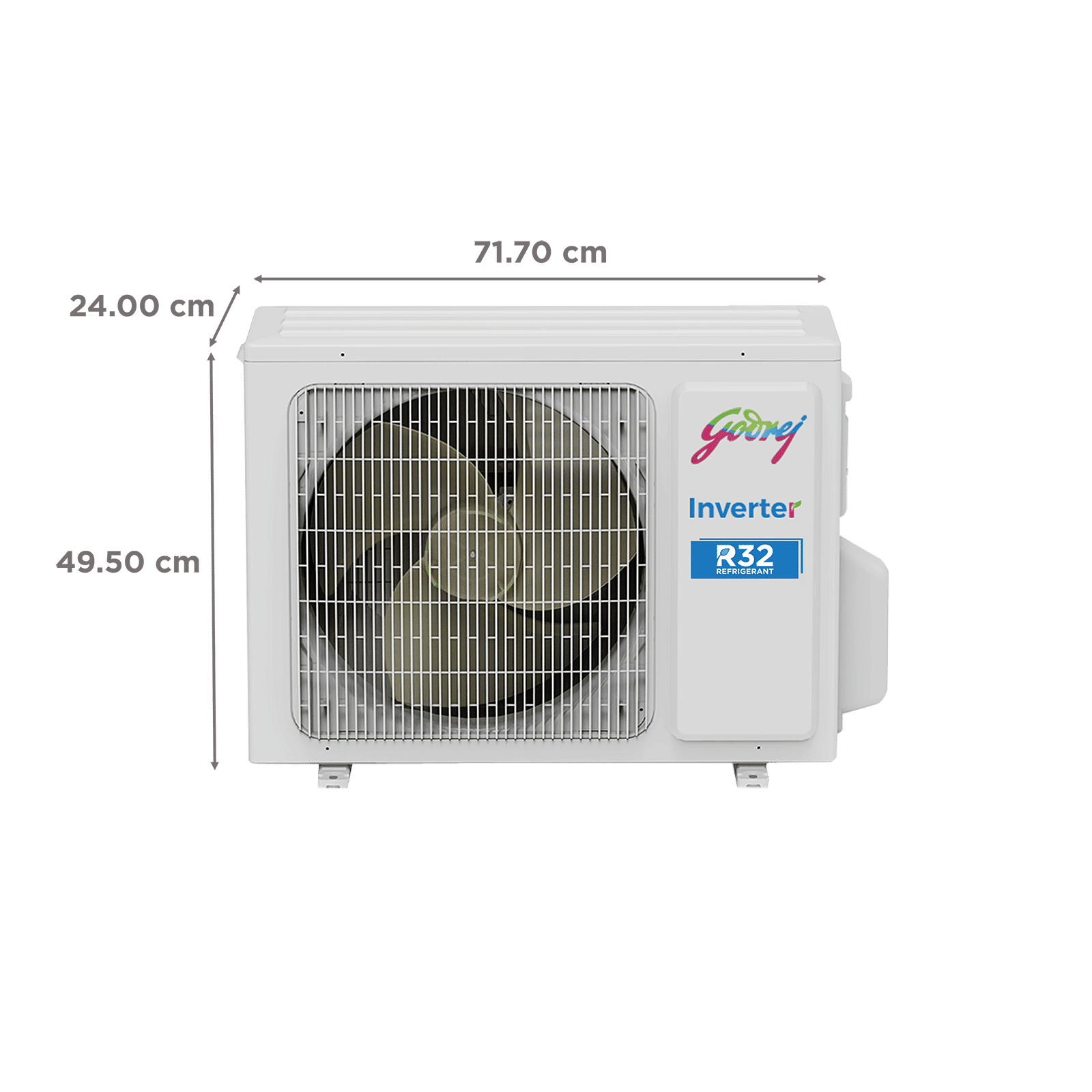 Godrej WYQ Series Convertible 1 Ton 3 Star Inverter Split AC with Anti Freeze Thermostat (Copper Condenser, 40101701SD01507)_5