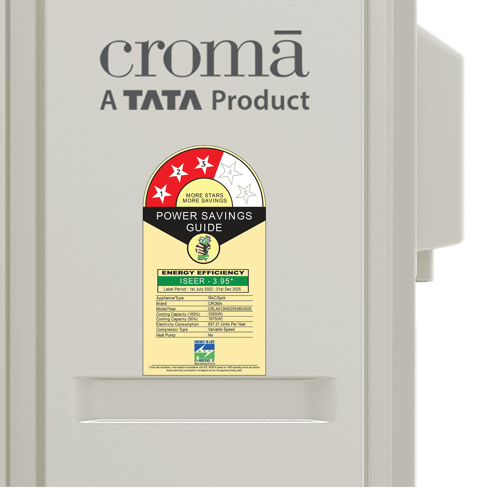 Croma 5 in 1 Convertible 1 Ton 3 Star Inverter Split AC with Anti Virus Protected Dust Filter (2025 Model, Copper Condenser, CRLA012IND255360) Croma 5 in 1 Convertible 1 Ton 3 Star Inverter Split AC with Anti Virus Protected Dust Filter (2025 Model, Copper Condenser, CRLA012IND255360)_16