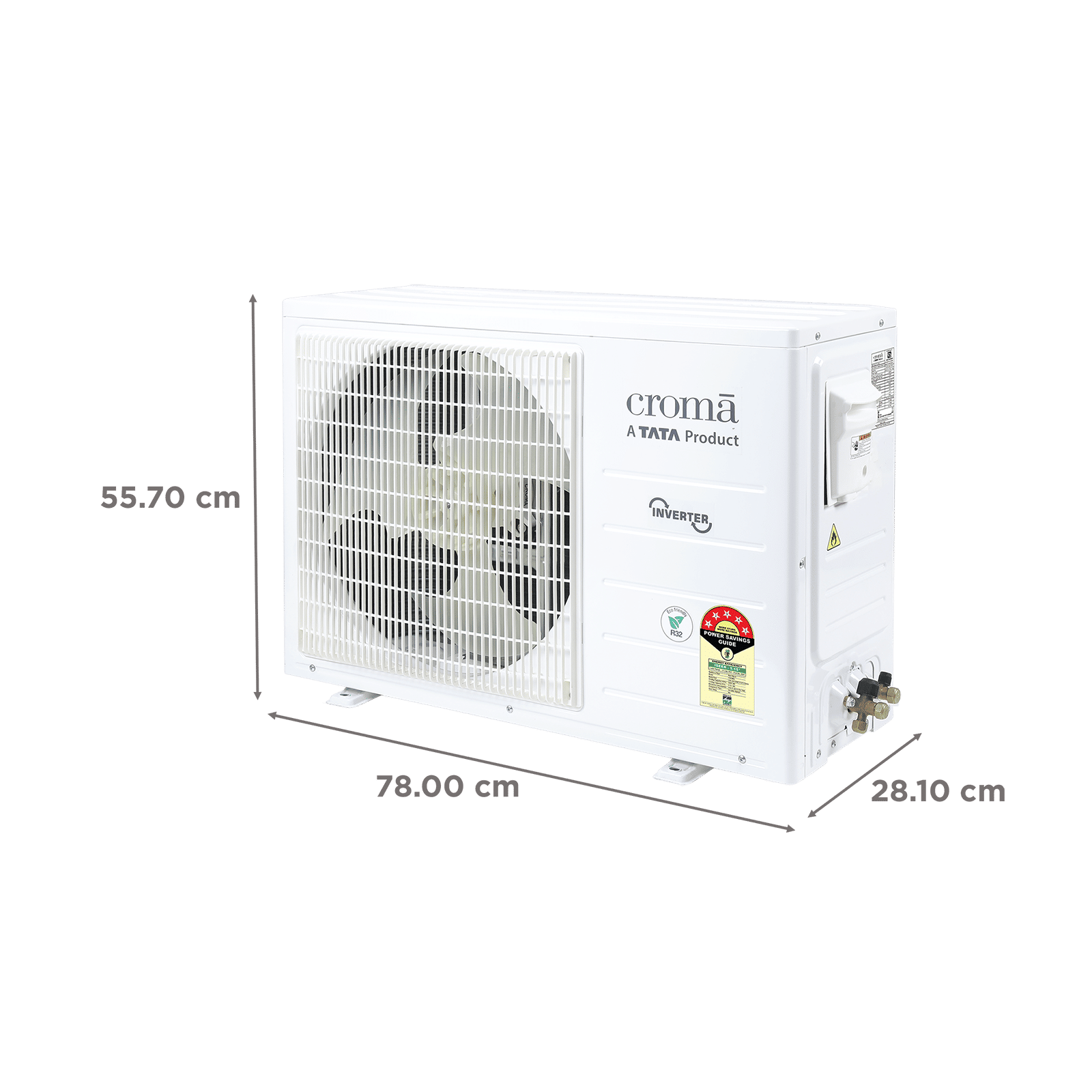 Croma 7 in 1 Convertible 1 Ton 5 Star Inverter Split AC with Antiviral protection (2025 Model, Copper Condenser, CRLA012INF170273) Croma 7 in 1 Convertible 1 Ton 5 Star Inverter Split AC with Antiviral protection (2025 Model, Copper Condenser, CRLA012INF170273)_4