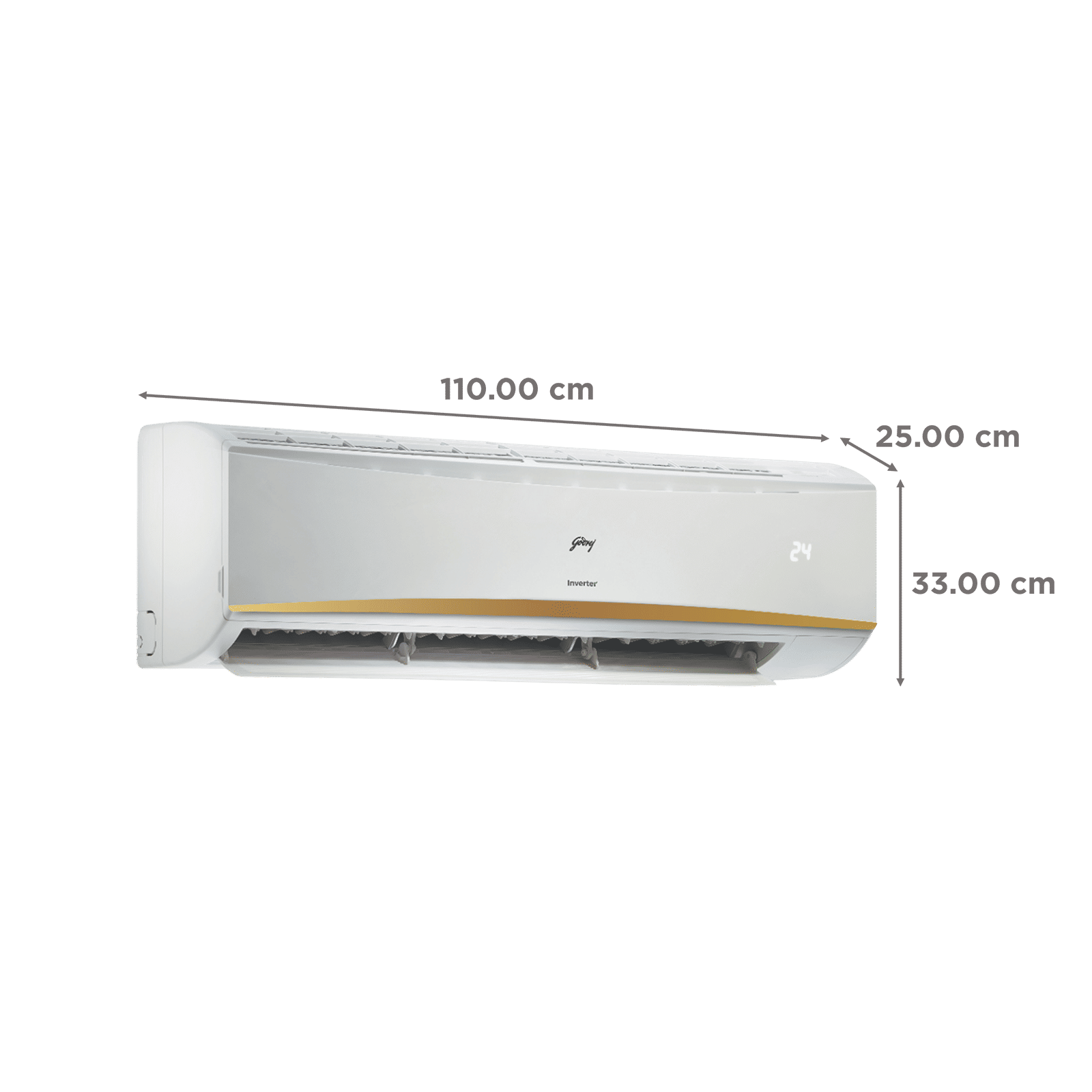 Godrej Turbo Chill Series Convertible 2.5 Ton 3 Star Inverter Split AC with Anti Freeze Thermostat (Copper Condenser, 40101701SD01301) Godrej Turbo Chill Series Convertible 2.5 Ton 3 Star Inverter Split AC with Anti Freeze Thermostat (Copper Condenser, 40101701SD01301)_4