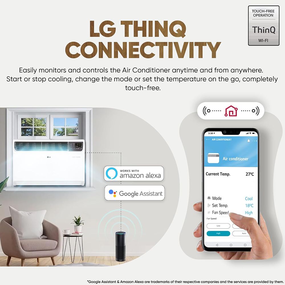 LG 4 in 1 Convertible 1.5 Ton 5 Star Dual Inverter Window AC with Ocean Black Protection (2025 Model, Copper Condenser, 18WWZA.ASLG)_15