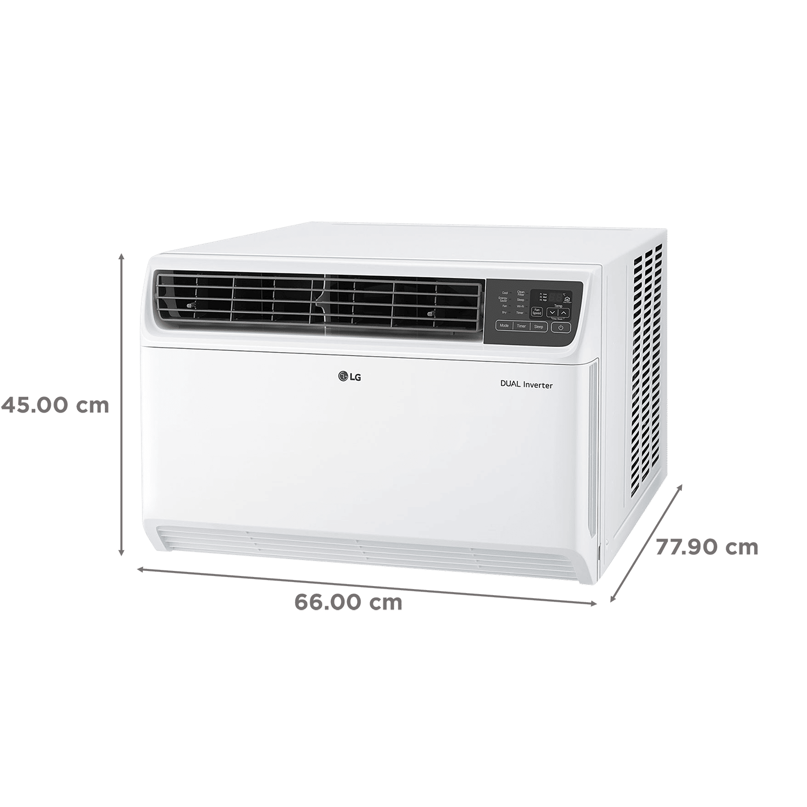 LG 4 in 1 Convertible 2 Ton 4 Star Dual Inverter Window AC with Ocean Black Protection (2025 Model, Copper Condenser, 24WWYA.ASLG)_4