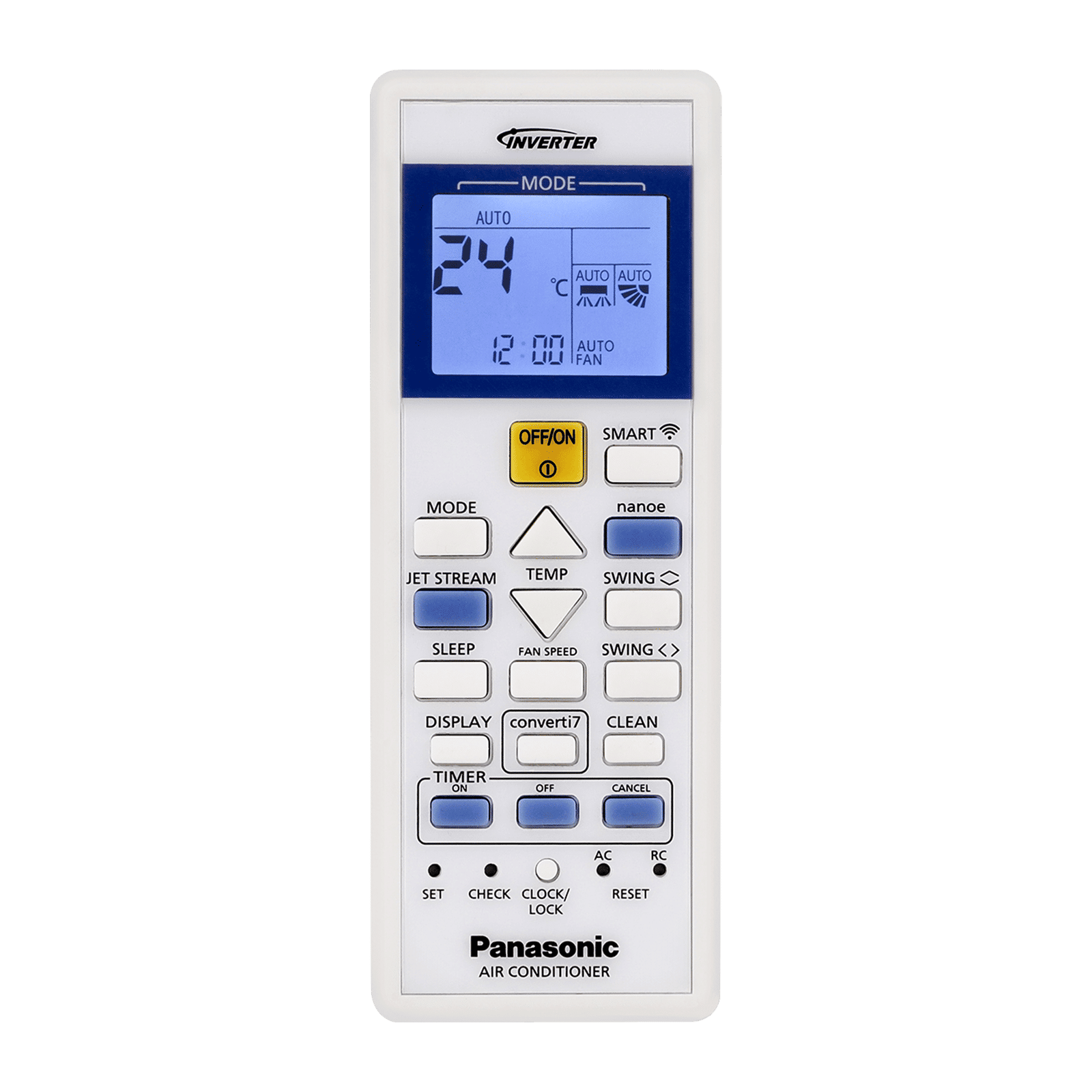 Panasonic WU 7 in 1 Convertible 2 Ton 3 Star Inverter Split Smart AC with Voice Assistant (2025 Model, Copper Condenser, CS/CU-WU24BKYFM) Panasonic WU 7 in 1 Convertible 2 Ton 3 Star Inverter Split Smart AC with Voice Assistant (2025 Model, Copper Condenser, CS/CU-WU24BKYFM)_5