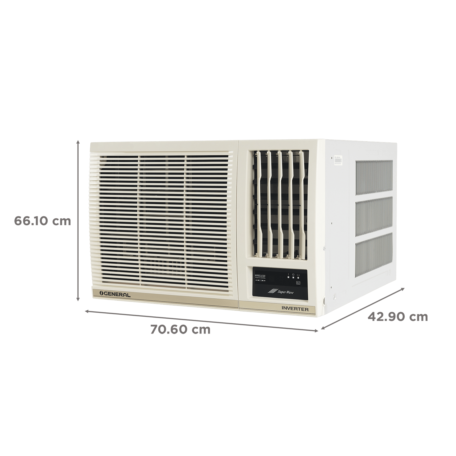 O GENERAL Hyper Tropical 1.17 Ton 4 Star Inverter Window AC (Copper Condenser, AFGB14CHWA-B)_4
