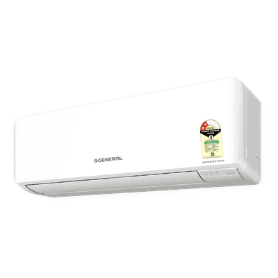 O General Advanced Hyper Tropical 1 Ton 3 Star Inverter Split AC (Copper Condenser, Dust Filter, ASGG12CPAB-B)