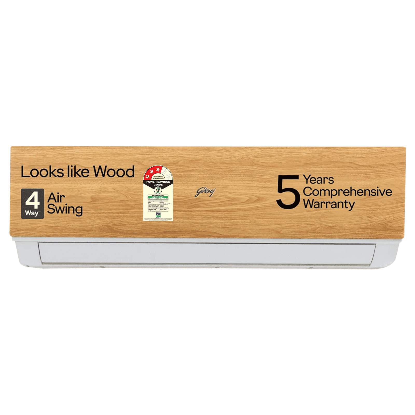 Godrej Eon Vogue 5 in 1 Convertible 1.5 Ton 3 Star Inverter Split AC with i-Sense Technology (Copper Condenser, SIC 18VTC3 WYB CYP) Godrej Eon Vogue 5 in 1 Convertible 1.5 Ton 3 Star Inverter Split AC with i-Sense Technology (Copper Condenser, SIC 18VTC3 WYB CYP)_1