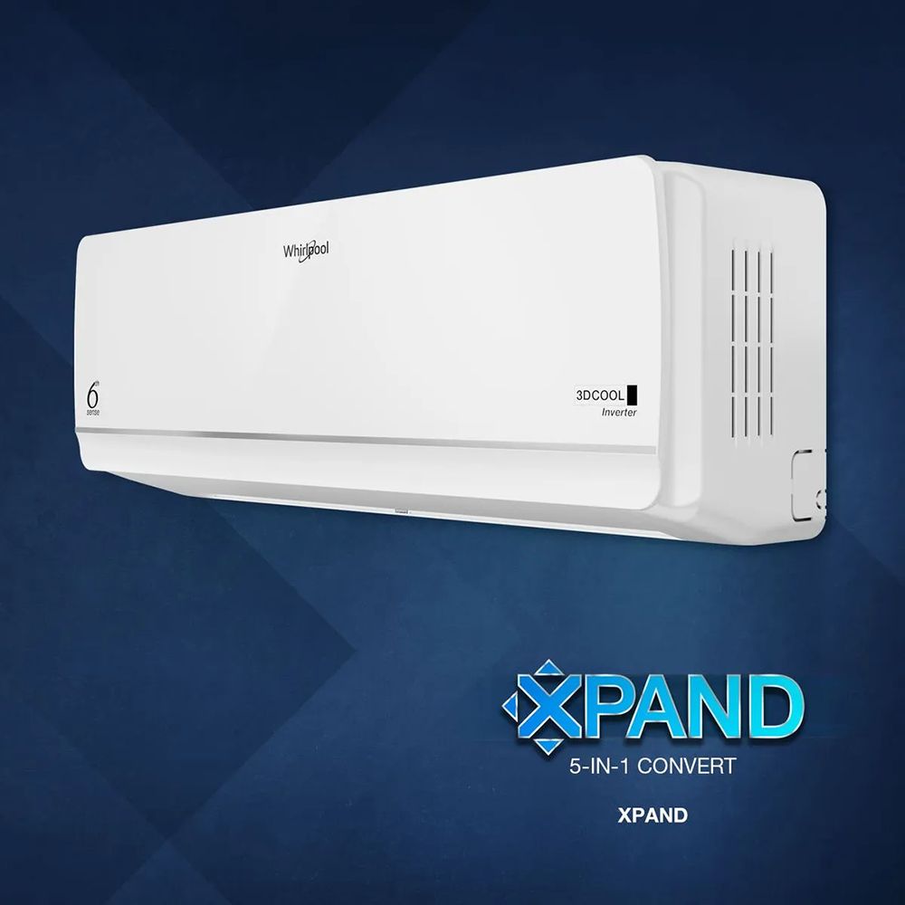 Whirlpool 3DCool 5 in 1 Convertible 1 Ton 3 Star Inverter Split AC with 6th Sense Technology (2025 Model, Copper Condenser, 41483) Whirlpool 3DCool 5 in 1 Convertible 1 Ton 3 Star Inverter Split AC with 6th Sense Technology (2025 Model, Copper Condenser, 41483)_8