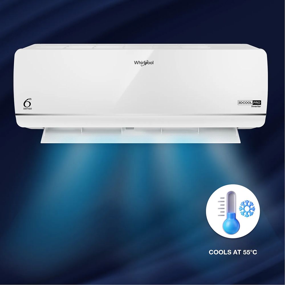Whirlpool 3DCool Pro 5 in 1 Convertible 1.5 Ton 5 Star Inverter Split AC with 6th Sense Technology (2025 Model, Copper Condenser, 41487) Whirlpool 3DCool Pro 5 in 1 Convertible 1.5 Ton 5 Star Inverter Split AC with 6th Sense Technology (2025 Model, Copper Condenser, 41487)_8