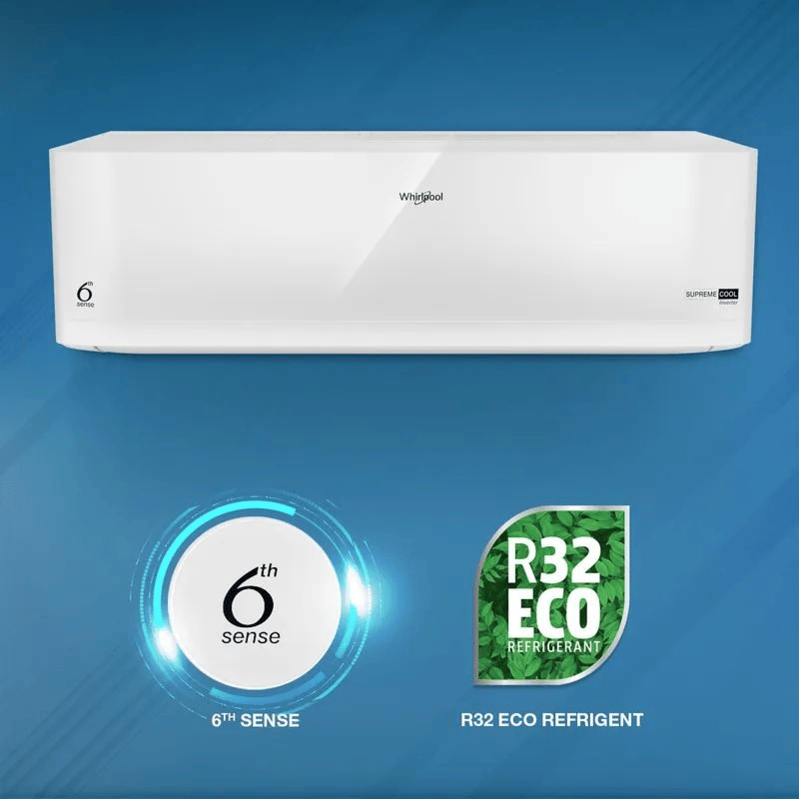 Whirlpool Supremecool 5 in 1 Convertible 2 Ton 3 Star Inverter Split AC with 6th Sense Technology (2025 Model, Copper Condenser, 41488) Whirlpool Supremecool 5 in 1 Convertible 2 Ton 3 Star Inverter Split AC with 6th Sense Technology (2025 Model, Copper Condenser, 41488)_5