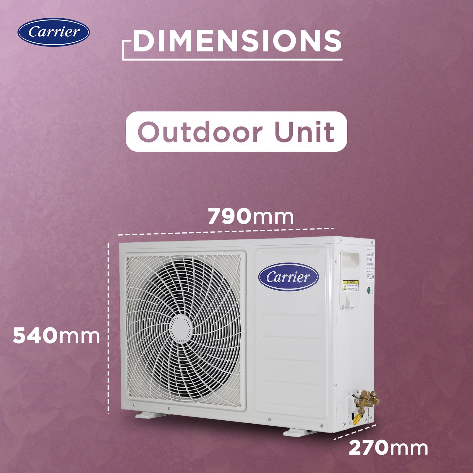 Carrier ESTER EDGE FXi 6 in 1 Convertible 1.5 Ton 4 Star Inverter Split AC with Intelligent CRF Alert (Copper Condenser, CAI19EE4R35F0)_8