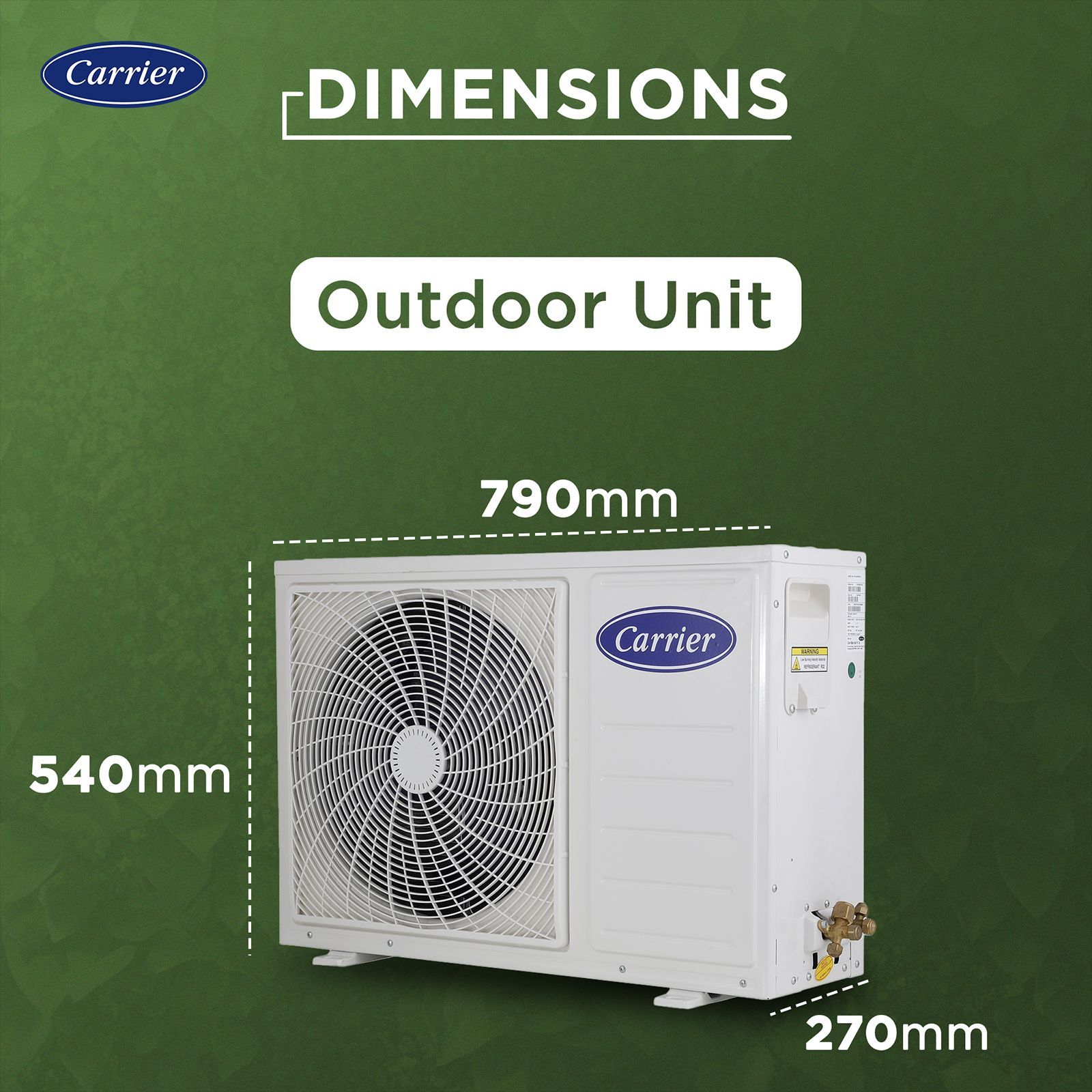 Carrier ESTER EDGE FXi 6 in 1 Convertible 1 Ton 3 Star Inverter Split Smart AC with Wi-Fi Supported (Copper Condenser, CAI12EE3R35W0) Carrier ESTER EDGE FXi 6 in 1 Convertible 1 Ton 3 Star Inverter Split Smart AC with Wi-Fi Supported (Copper Condenser, CAI12EE3R35W0)_10