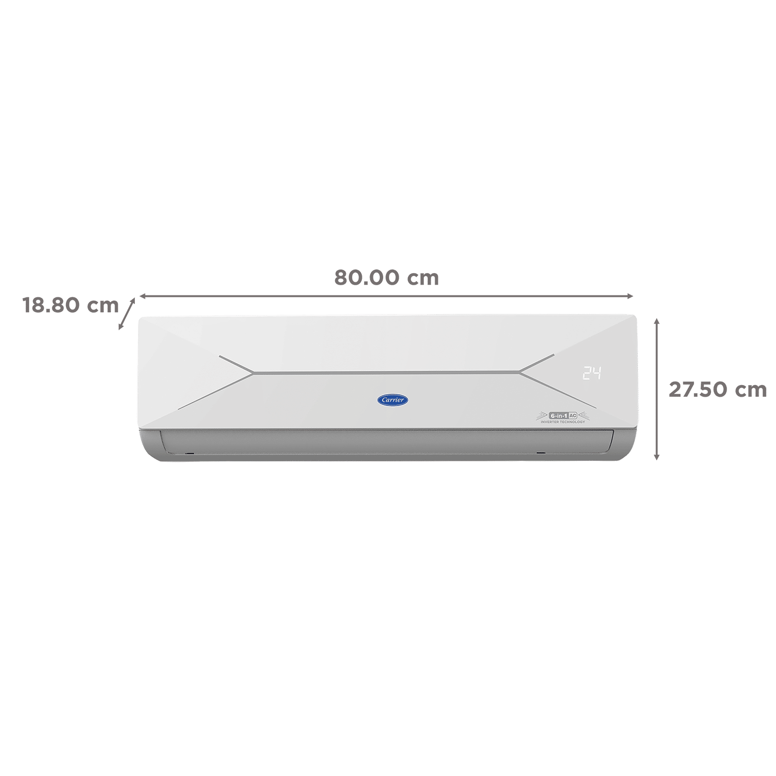 Carrier ESTER EDGE FXi 6 in 1 Convertible 1 Ton 3 Star Inverter Split Smart AC with Wi-Fi Supported (Copper Condenser, CAI12EE3R35W0) Carrier ESTER EDGE FXi 6 in 1 Convertible 1 Ton 3 Star Inverter Split Smart AC with Wi-Fi Supported (Copper Condenser, CAI12EE3R35W0)_4