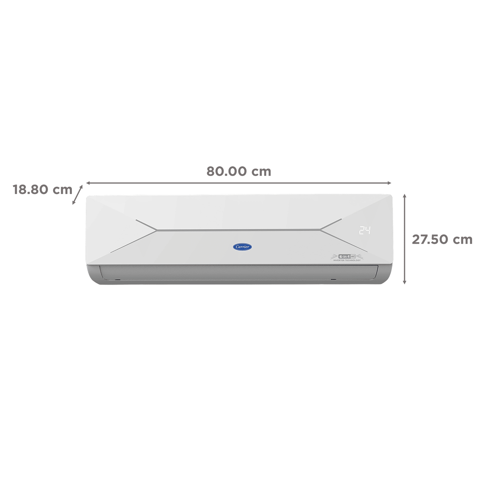 Carrier ESTER EDGE FXi 6 in 1 Convertible 1 Ton 5 Star Inverter Split Smart AC with Wi-Fi Supported (Copper Condenser, CAI12EE5R35W0) Carrier ESTER EDGE FXi 6 in 1 Convertible 1 Ton 5 Star Inverter Split Smart AC with Wi-Fi Supported (Copper Condenser, CAI12EE5R35W0)_3
