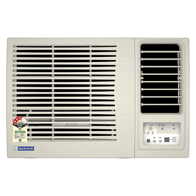 BLUE STAR L Series 1 Ton 3 Star Fixed Speed Window AC (2025 Model, Copper Condenser, Dust Filter, WFE312L)