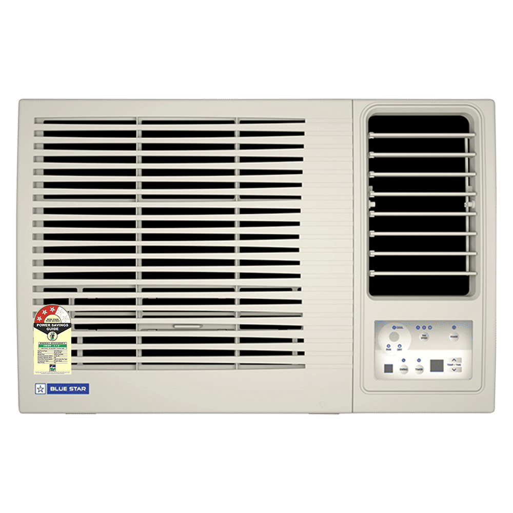 Blue Star L Series 1 Ton 3 Star Fixed Speed Window AC (2025 Model, Copper Condenser, Dust Filter, WFE312L) Blue Star L Series 1 Ton 3 Star Fixed Speed Window AC (2025 Model, Copper Condenser, Dust Filter, WFE312L)_1