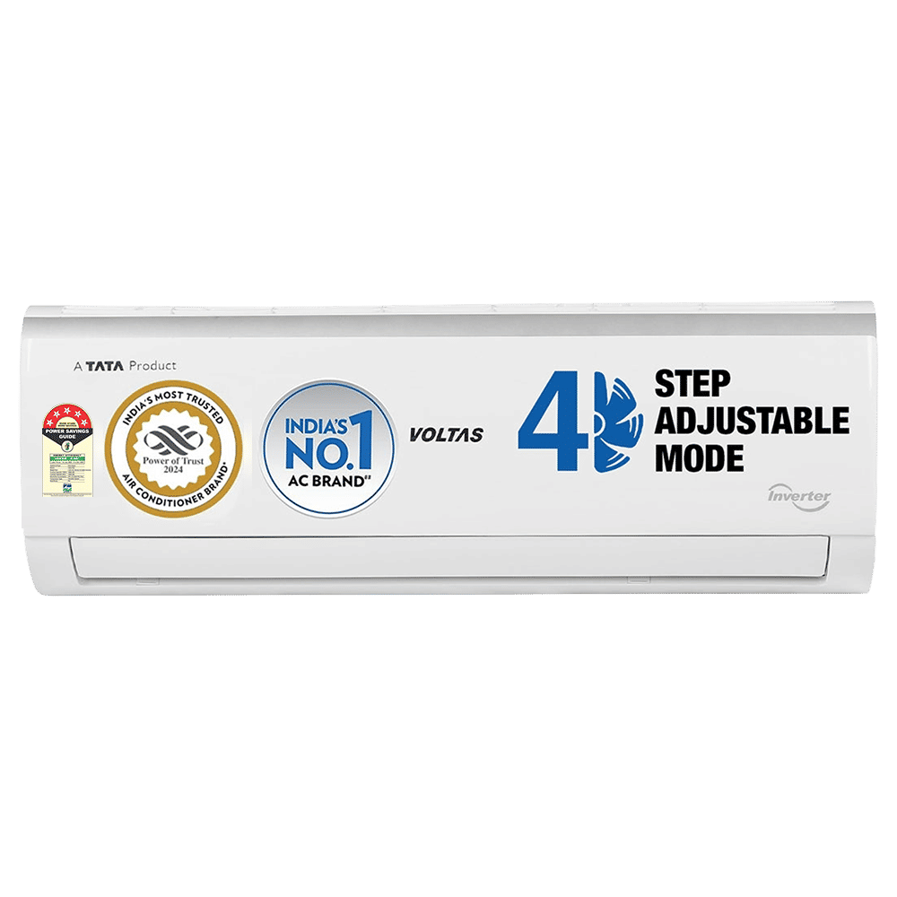 VOLTAS 125V Vectra Elite-1 Convertible 1 Ton 5 Star Inverter Split AC with 4 Step Adjustable Mode (Copper Condenser, 4503726) VOLTAS 125V Vectra Elite-1 Convertible 1 Ton 5 Star Inverter Split AC with 4 Step Adjustable Mode (Copper Condenser, 4503726)_1