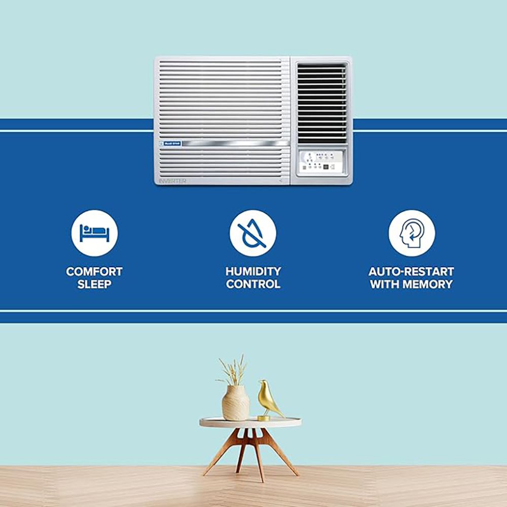 Blue Star L Series 5 in 1 Convertible 1.5 Ton 3 Star Inverter Window AC with Self Diagnosis (2025 Model, Copper Condenser, WIE318L) Blue Star L Series 5 in 1 Convertible 1.5 Ton 3 Star Inverter Window AC with Self Diagnosis (2025 Model, Copper Condenser, WIE318L)_7
