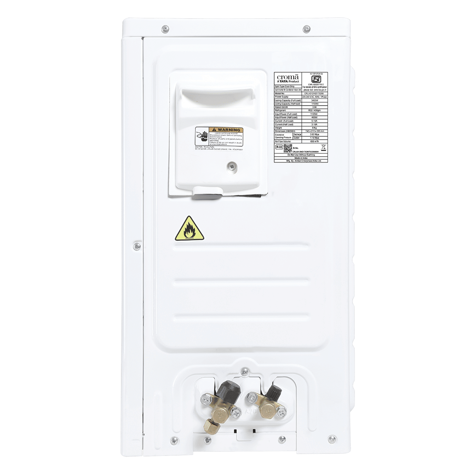 Croma 7 in 1 Convertible 1 Ton 3 Star Inverter Split AC with Temperature Sensor (2025 Model, Copper Condenser, CRLA012IND170285) Croma 7 in 1 Convertible 1 Ton 3 Star Inverter Split AC with Temperature Sensor (2025 Model, Copper Condenser, CRLA012IND170285)_15