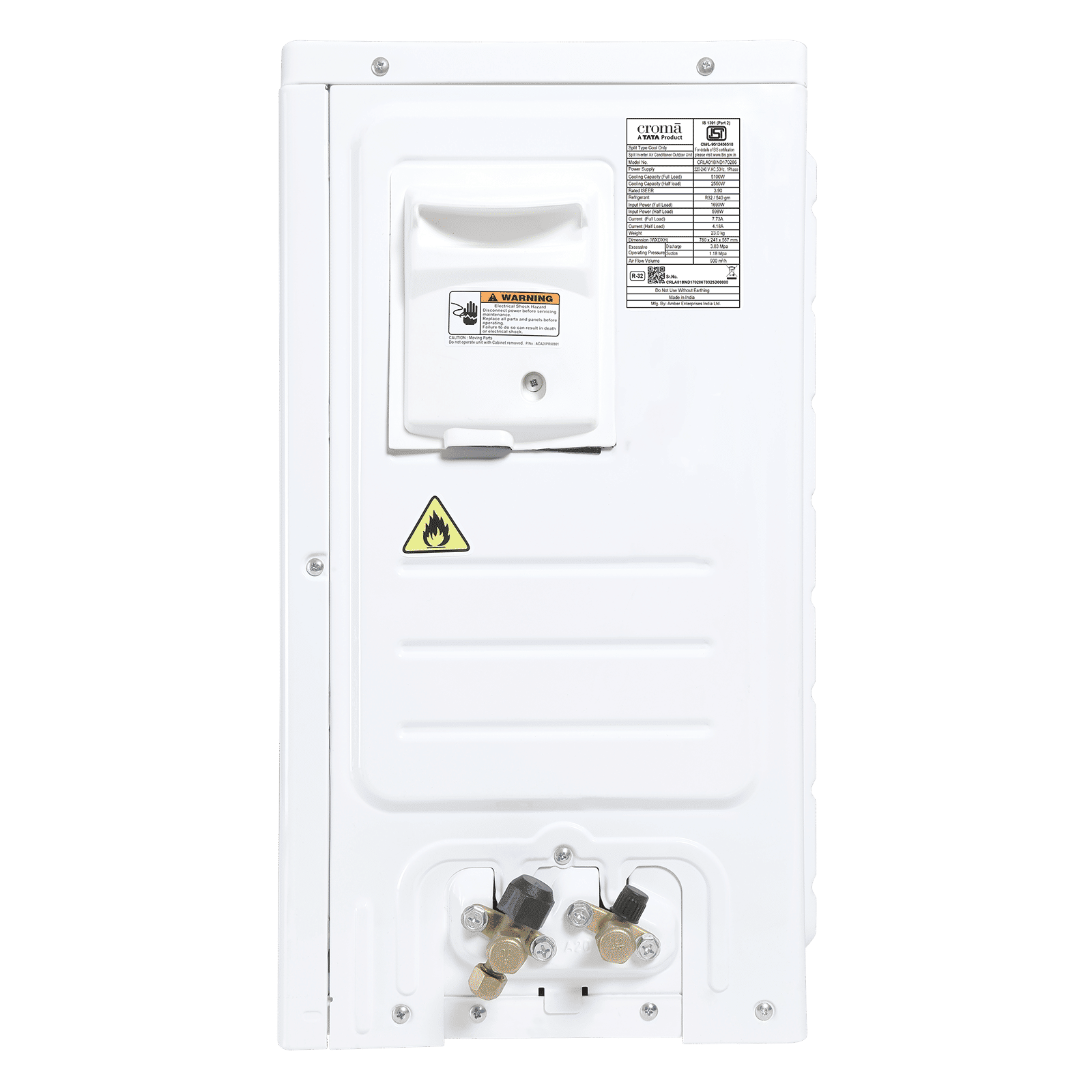 Croma 7 in 1 Convertible 1.5 Ton 3 Star Inverter Split AC with Temperature Sensor (2025 Model, Copper Condenser, CRLA018IND170286) Croma 7 in 1 Convertible 1.5 Ton 3 Star Inverter Split AC with Temperature Sensor (2025 Model, Copper Condenser, CRLA018IND170286)_13