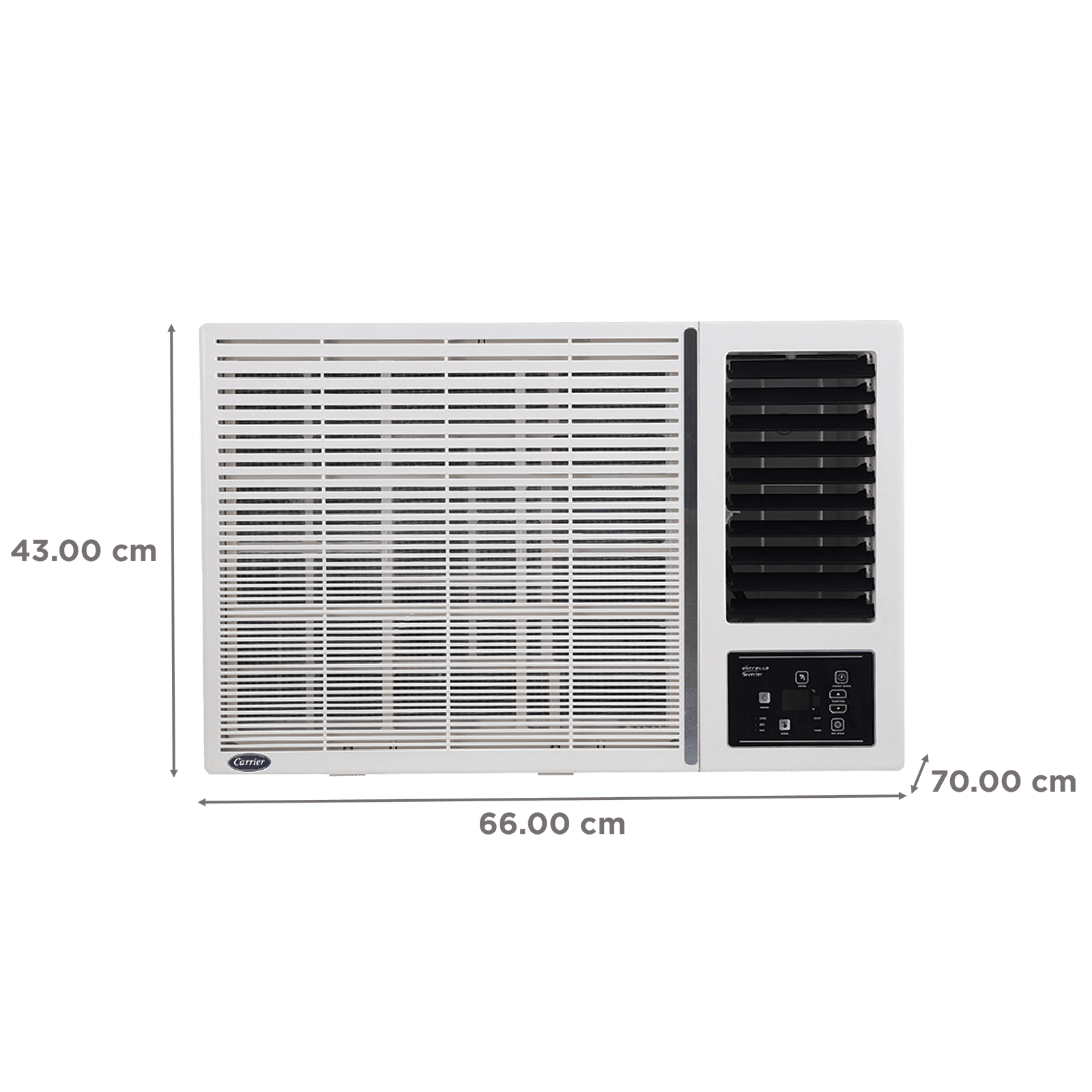 Carrier ESTRELLA FXi (E) 1.5 Ton 5 Star Inverter Window AC (2025 Model, Copper Condenser, Dust Filter, CIW19EC5R35F1) Carrier ESTRELLA FXi (E) 1.5 Ton 5 Star Inverter Window AC (2025 Model, Copper Condenser, Dust Filter, CIW19EC5R35F1)_4