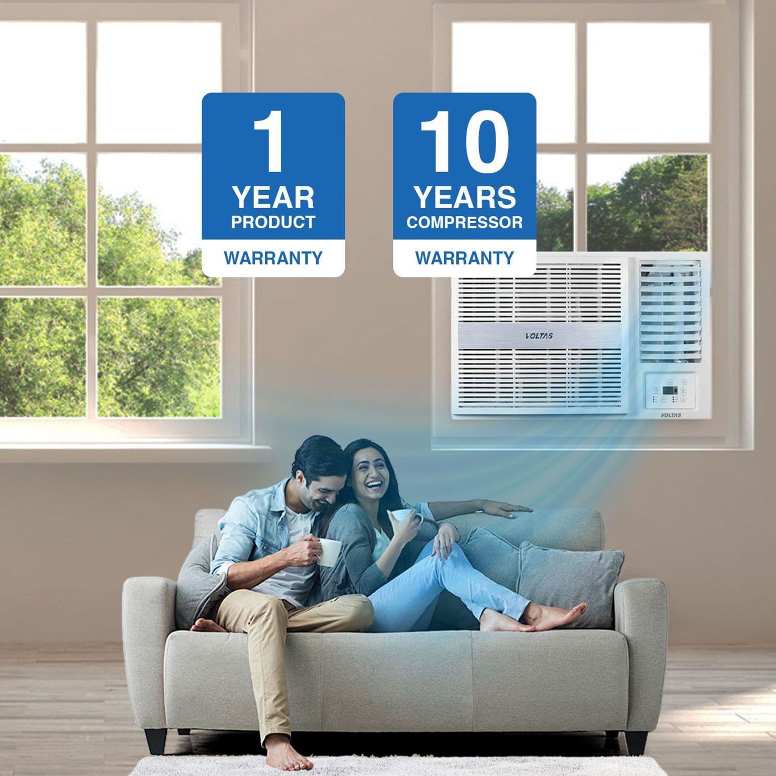 VOLTAS 183V Vertis Pearl 1.5 Ton 3 Star Inverter Window AC (2022 Model, Copper Condenser, Anti-bacteria Filter, 4011470) VOLTAS 183V Vertis Pearl 1.5 Ton 3 Star Inverter Window AC (2022 Model, Copper Condenser, Anti-bacteria Filter, 4011470)_11