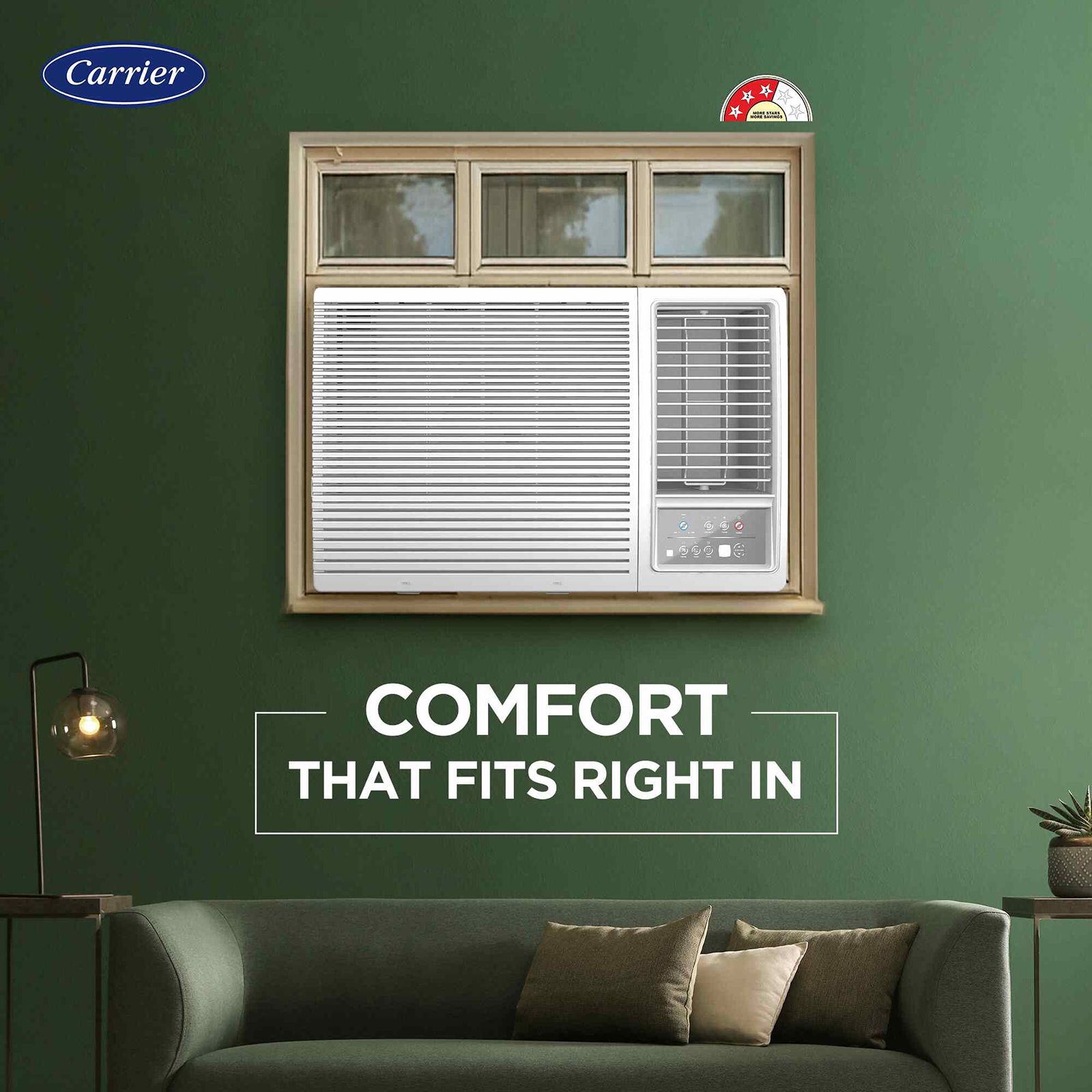 Carrier ESTRELLA Fxi (M) Convertible 1.5 Ton 3 Star Inverter Window AC with Dust Filter (2025 Model, Copper Condenser, CIW18EC3R35F0)_7