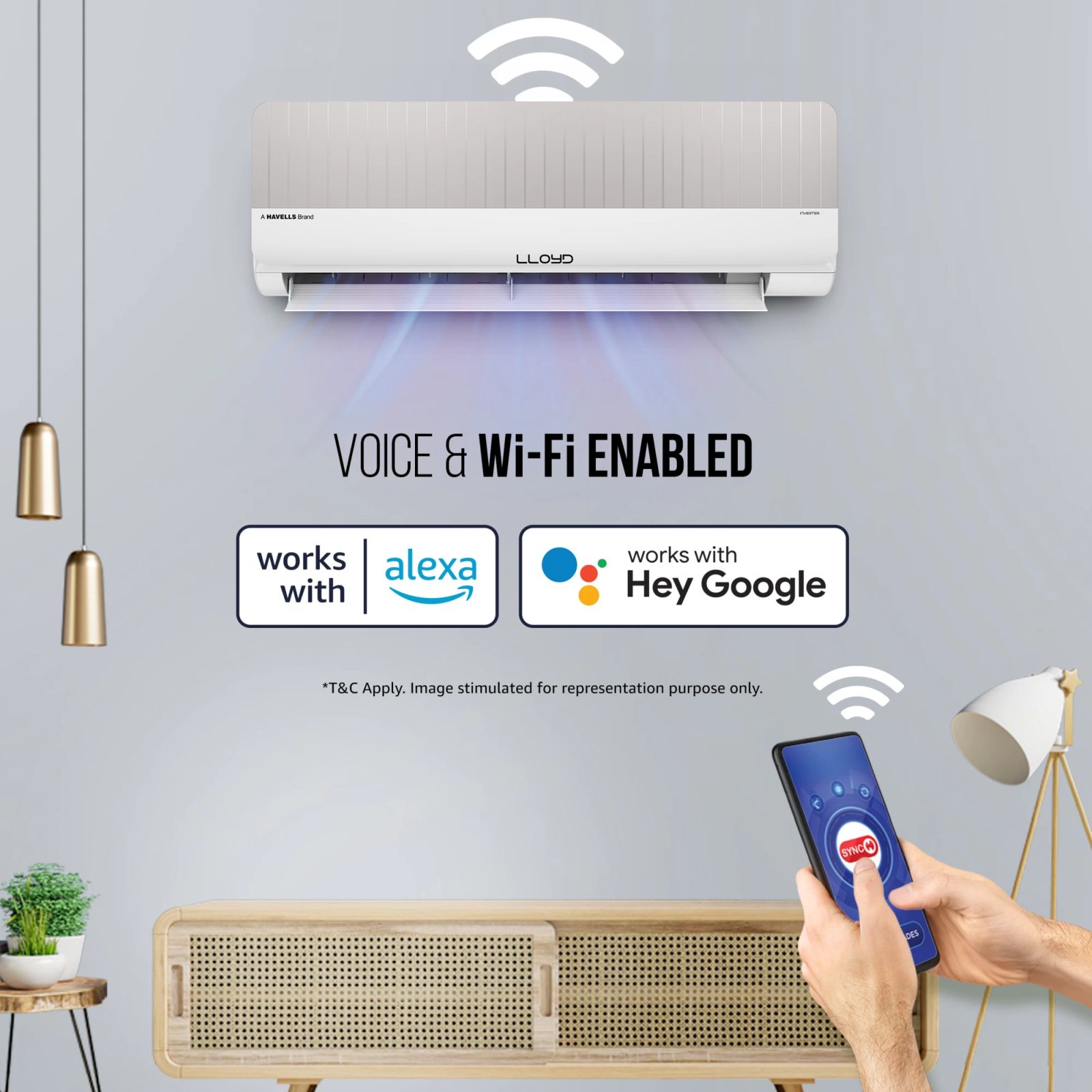 LLOYD Stylus 6 in 1 Convertible 1.5 Ton 3 Star Inverter Split Smart AC with Wi-Fi Supported (2025 Model, Copper Condenser, GLS18V3KONMY) LLOYD Stylus 6 in 1 Convertible 1.5 Ton 3 Star Inverter Split Smart AC with Wi-Fi Supported (2025 Model, Copper Condenser, GLS18V3KONMY)_11