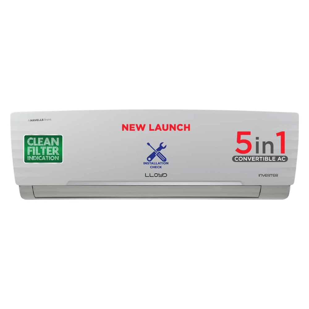 LLOYD 5 in 1 Convertible 1.5 Ton 3 Star Inverter Split Smart AC with Wi-Fi Ready (2025 Model, Copper Condenser, GLS18I3FWAGC)_1