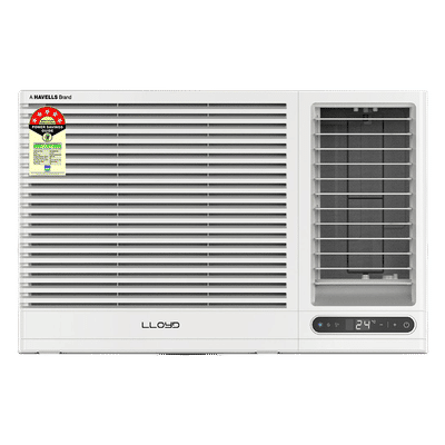 LLOYD EA 1.5 Ton 5 Star Fixed Speed Window AC (Copper Condenser, Clean Air Filter, GLW18C5XWSEA)
