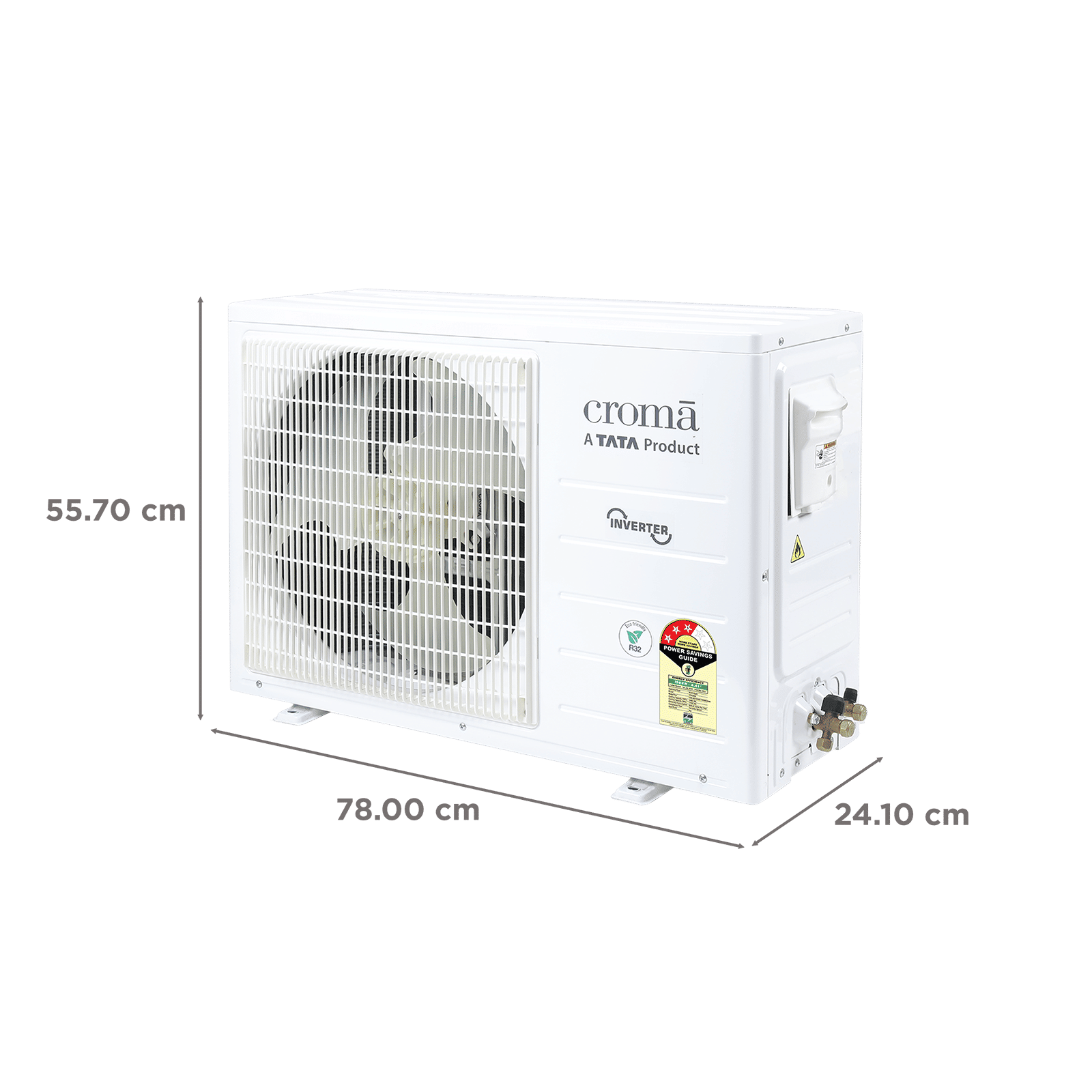 Croma 7 in 1 Convertible 1 Ton 3 Star Inverter Split AC with 4 Way Auto Swing (2026 Model, Copper Condenser, CRLA012IND170295) Croma 7 in 1 Convertible 1 Ton 3 Star Inverter Split AC with 4 Way Auto Swing (2026 Model, Copper Condenser, CRLA012IND170295)_4