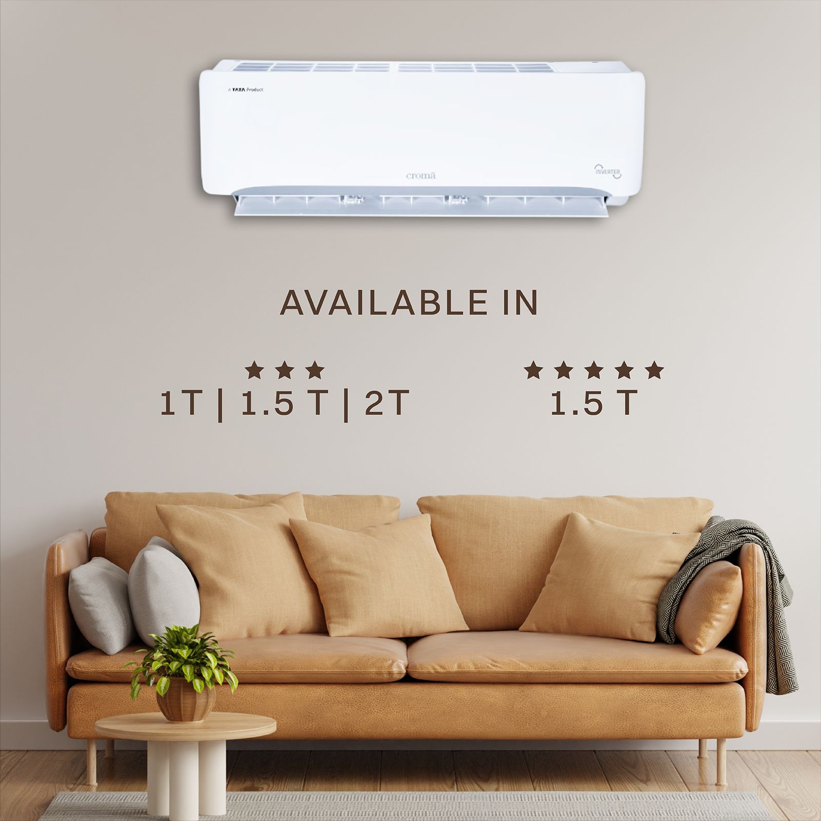 Croma 7 in 1 Convertible 1 Ton 3 Star Inverter Split AC with 4 Way Auto Swing (2026 Model, Copper Condenser, CRLA012IND342401) Croma 7 in 1 Convertible 1 Ton 3 Star Inverter Split AC with 4 Way Auto Swing (2026 Model, Copper Condenser, CRLA012IND342401)_12