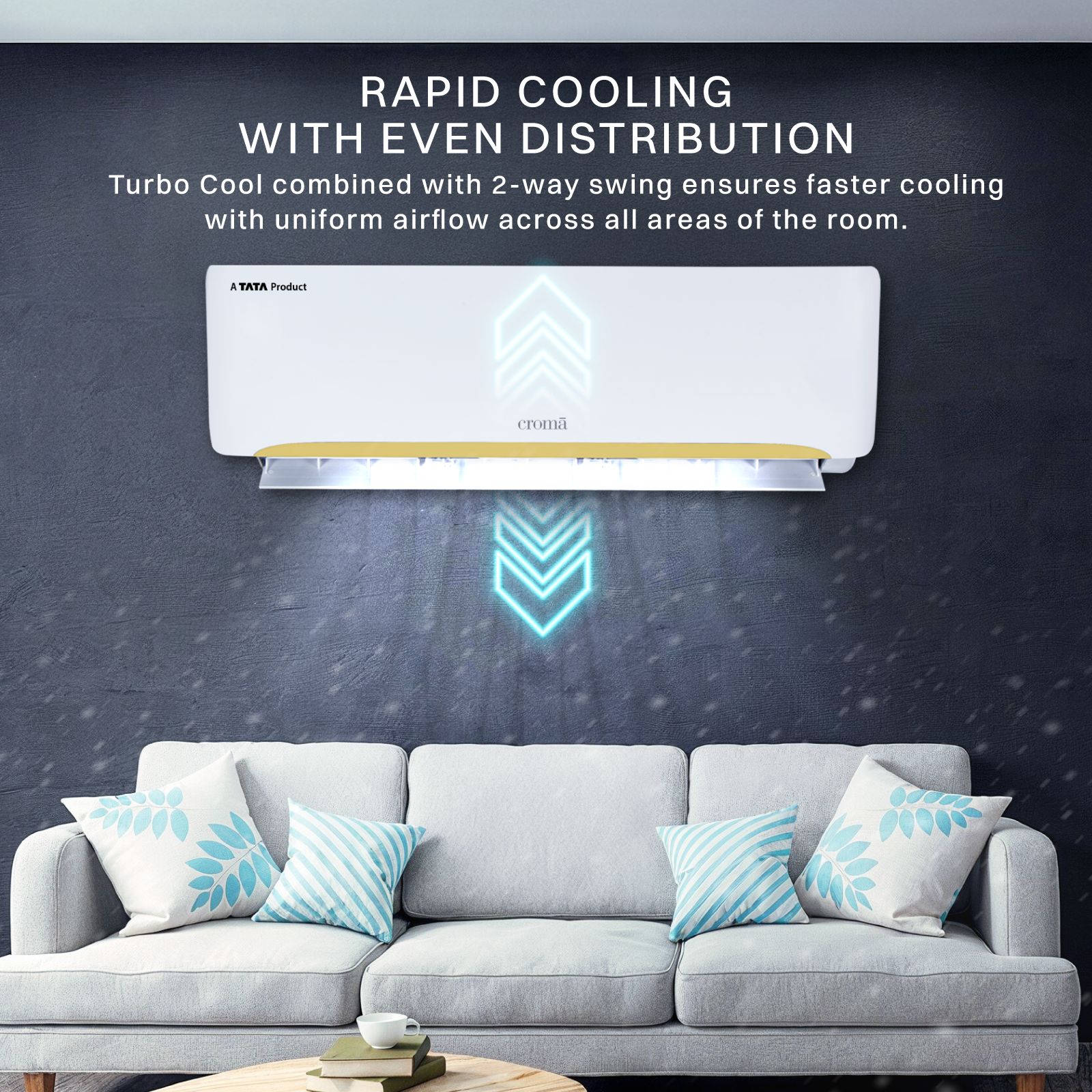 Croma 7 in 1 Convertible 1 Ton 3 Star Inverter Split AC with Self Diagnosis (2026 Model, Copper Condenser, CRLA012IND342402)_7