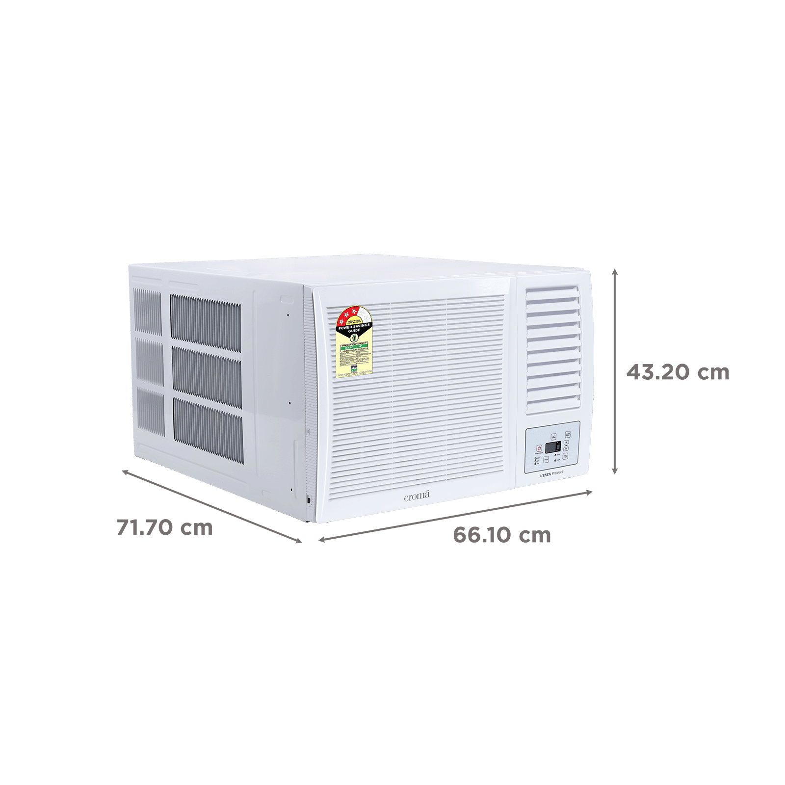 Croma 1.5 Ton 3 Star Fixed Speed Window AC (2026 Model, Copper Condenser, Dust Filter) Croma 1.5 Ton 3 Star Fixed Speed Window AC (2026 Model, Copper Condenser, Dust Filter)_3