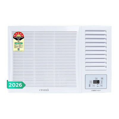 Croma 1.5 Ton 5 Star Inverter Window AC (2026
                      Model, Copper Condenser, Dust Filter)