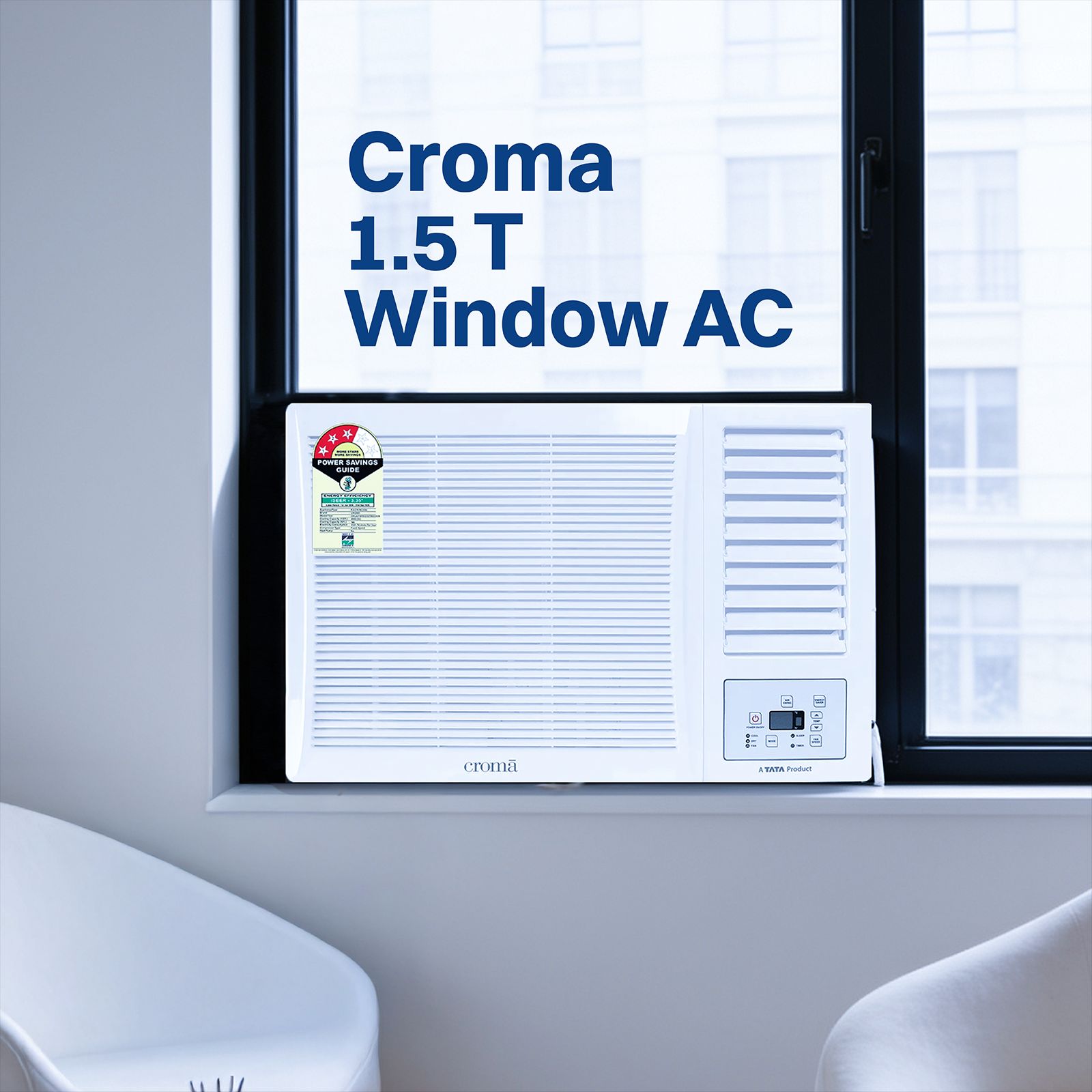 Croma 1.5 Ton 5 Star Inverter Window AC (2026 Model, Copper Condenser, Dust Filter) Croma 1.5 Ton 5 Star Inverter Window AC (2026 Model, Copper Condenser, Dust Filter)_5